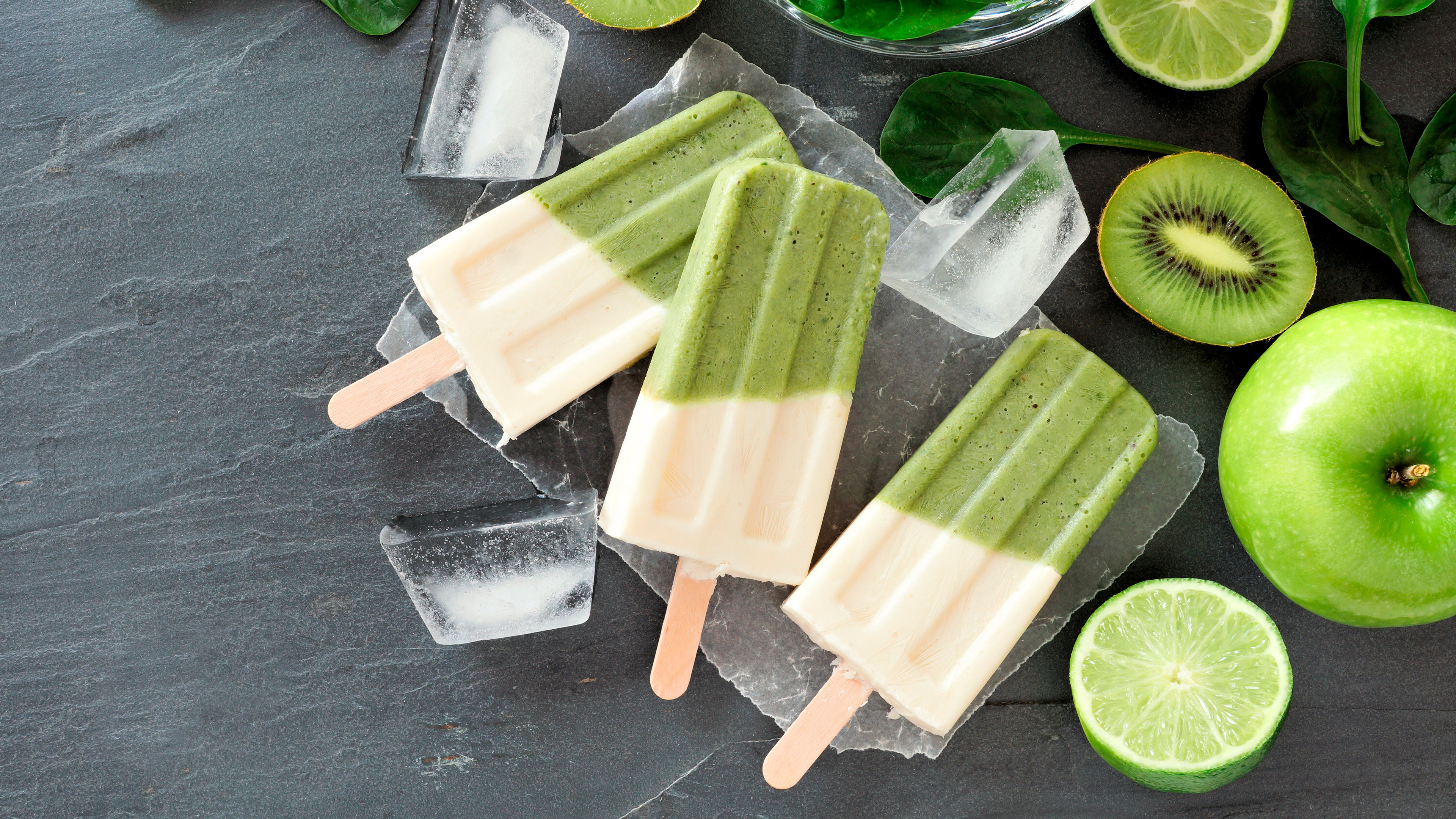 Refreshing summer treat, Colorful popsicles, Sweet frozen delight, Mouth-watering dessert, 3840x2160 4K Desktop