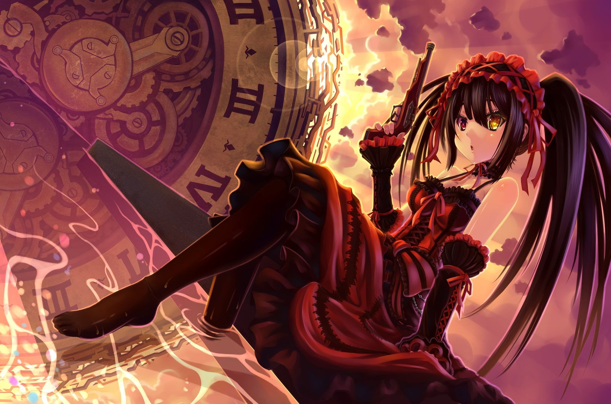 Date A Live, Kurumi Tokisaki, 1080p wallpaper, HD wallpaper, 2000x1330 HD Desktop