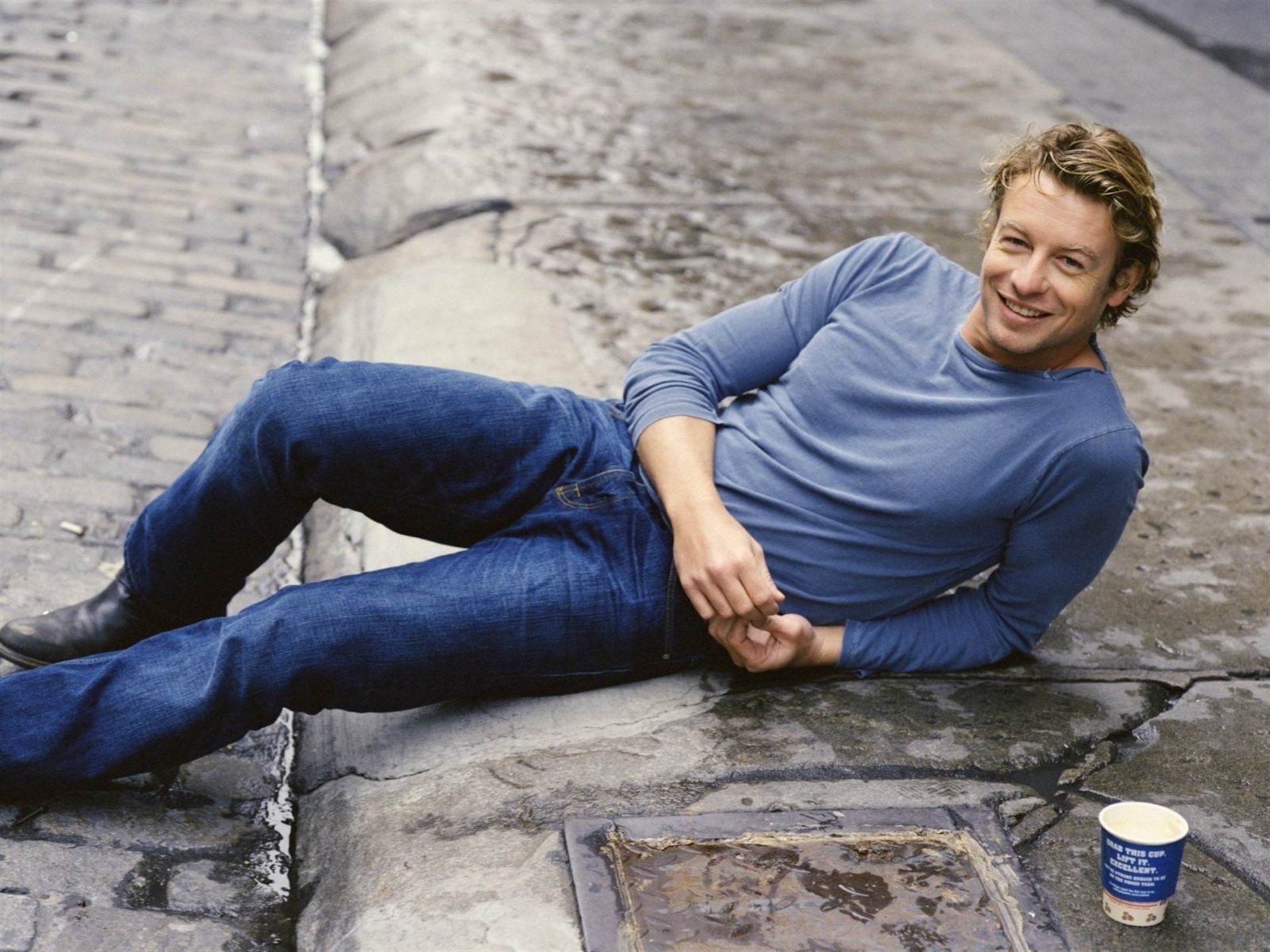 Simon Baker, Movies, Street Schauspieler, Monitor, 1920x1440 HD Desktop