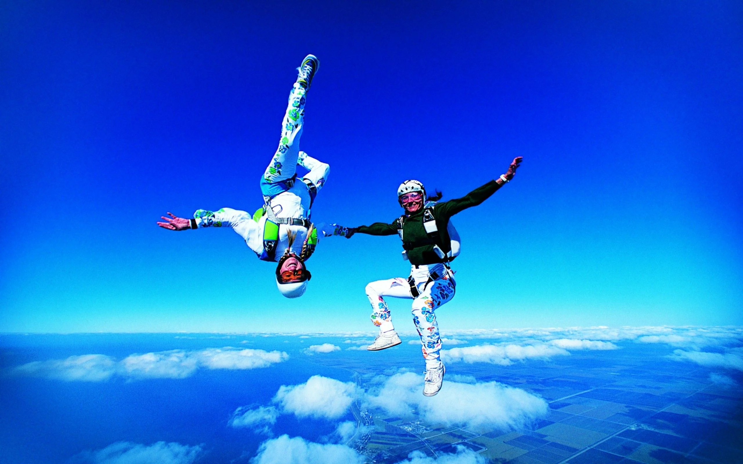 Aerobatics, Parachuting Wallpaper, 2560x1600 HD Desktop