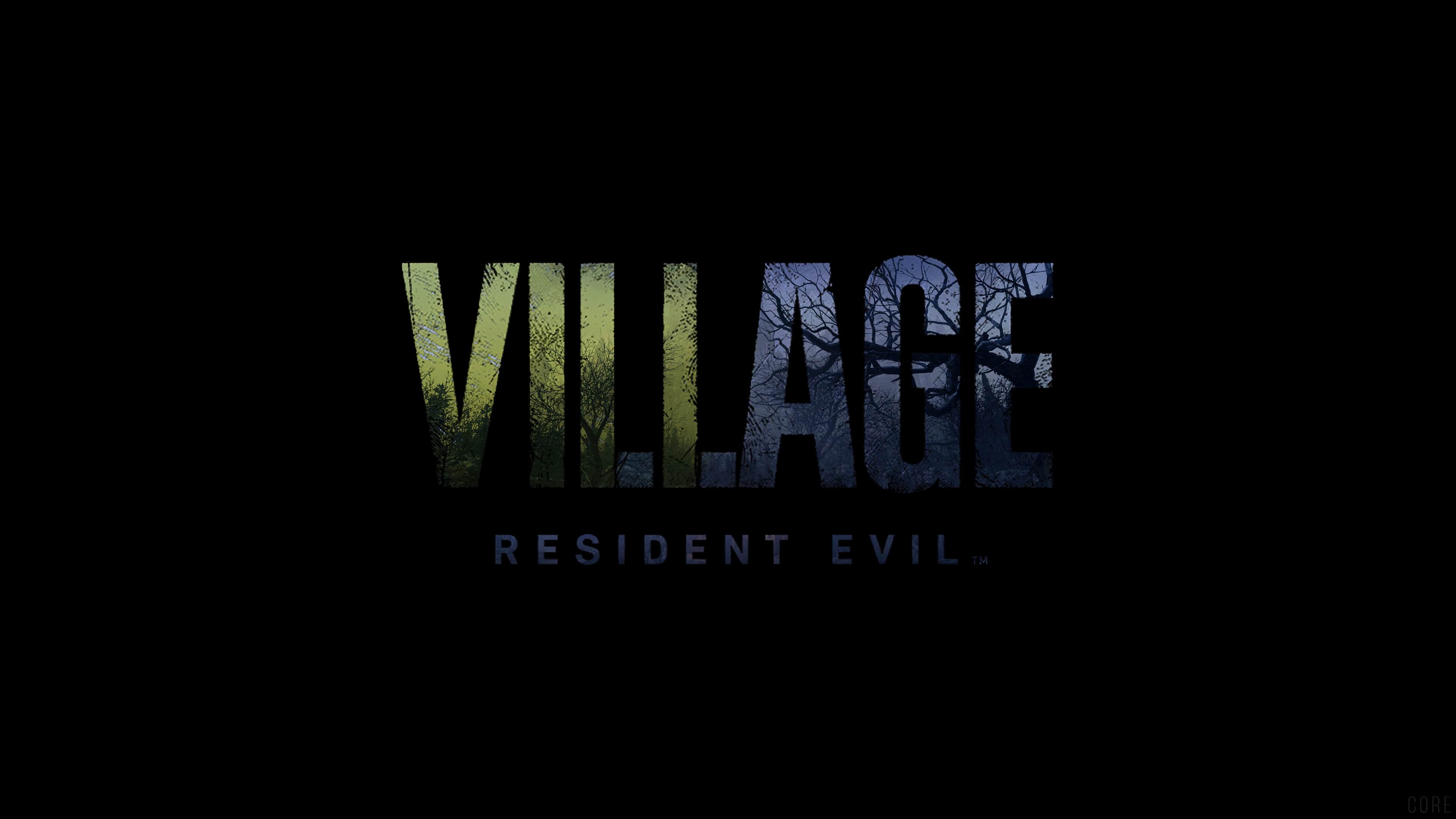 Logo, Resident Evil Village Wallpaper, 3840x2160 4K Desktop
