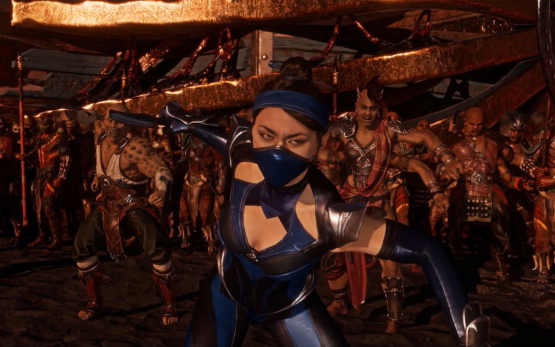 Kitana, Mortal Kombat 11, iPhone wallpaper, Free download, 1920x1200 HD Desktop