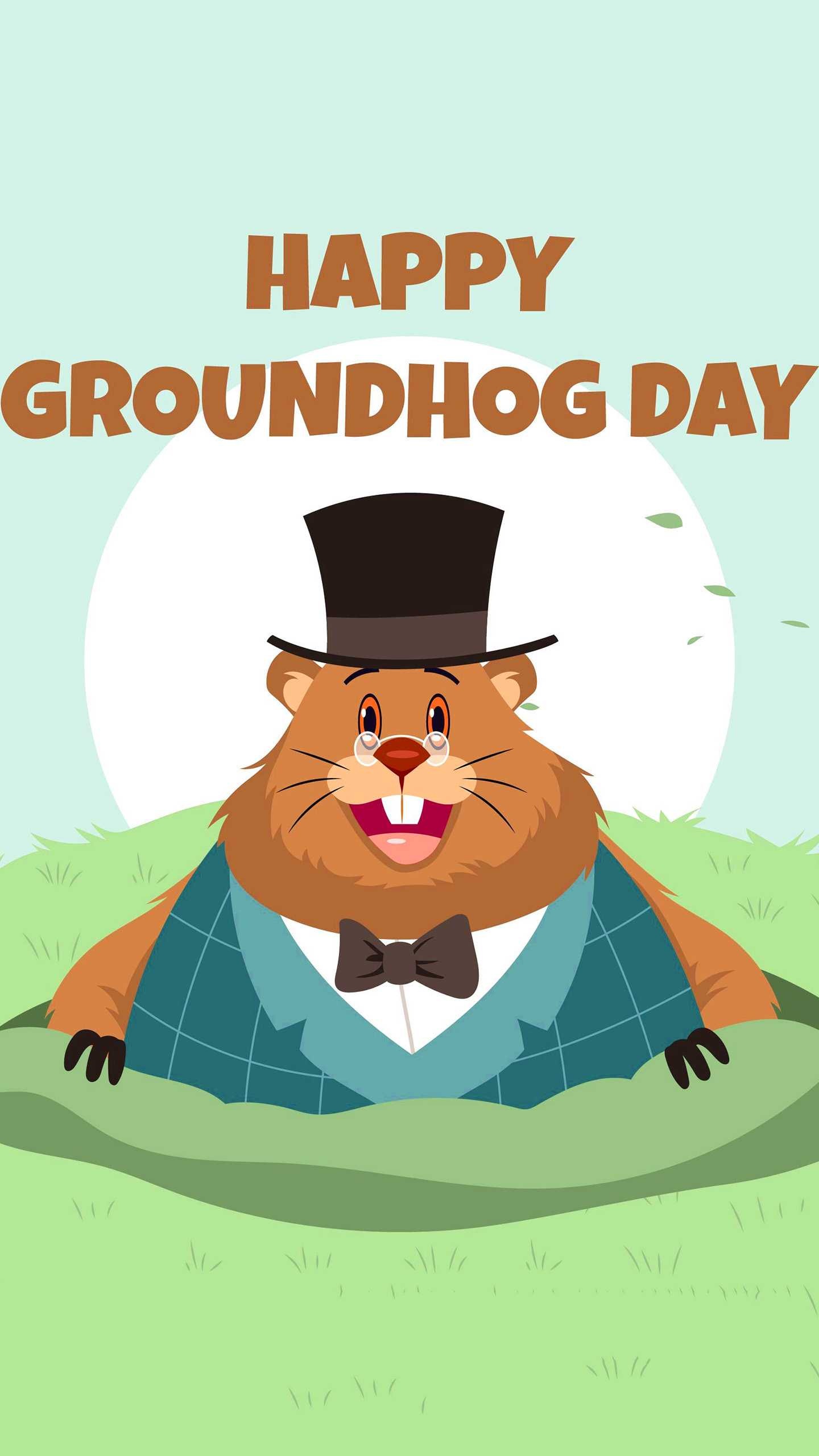 Giftcard, Groundhogs Wallpaper, 1440x2560 HD Phone