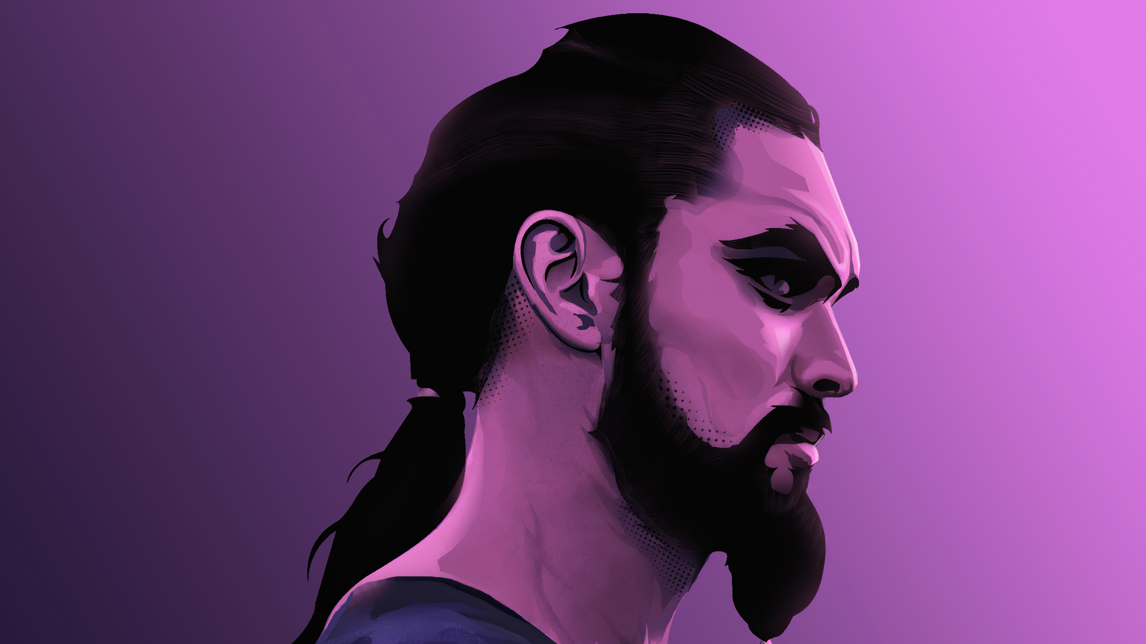 Khal Drago, 4K artwork, Resolution 1440p, Immersive visual experience, 3840x2160 4K Desktop