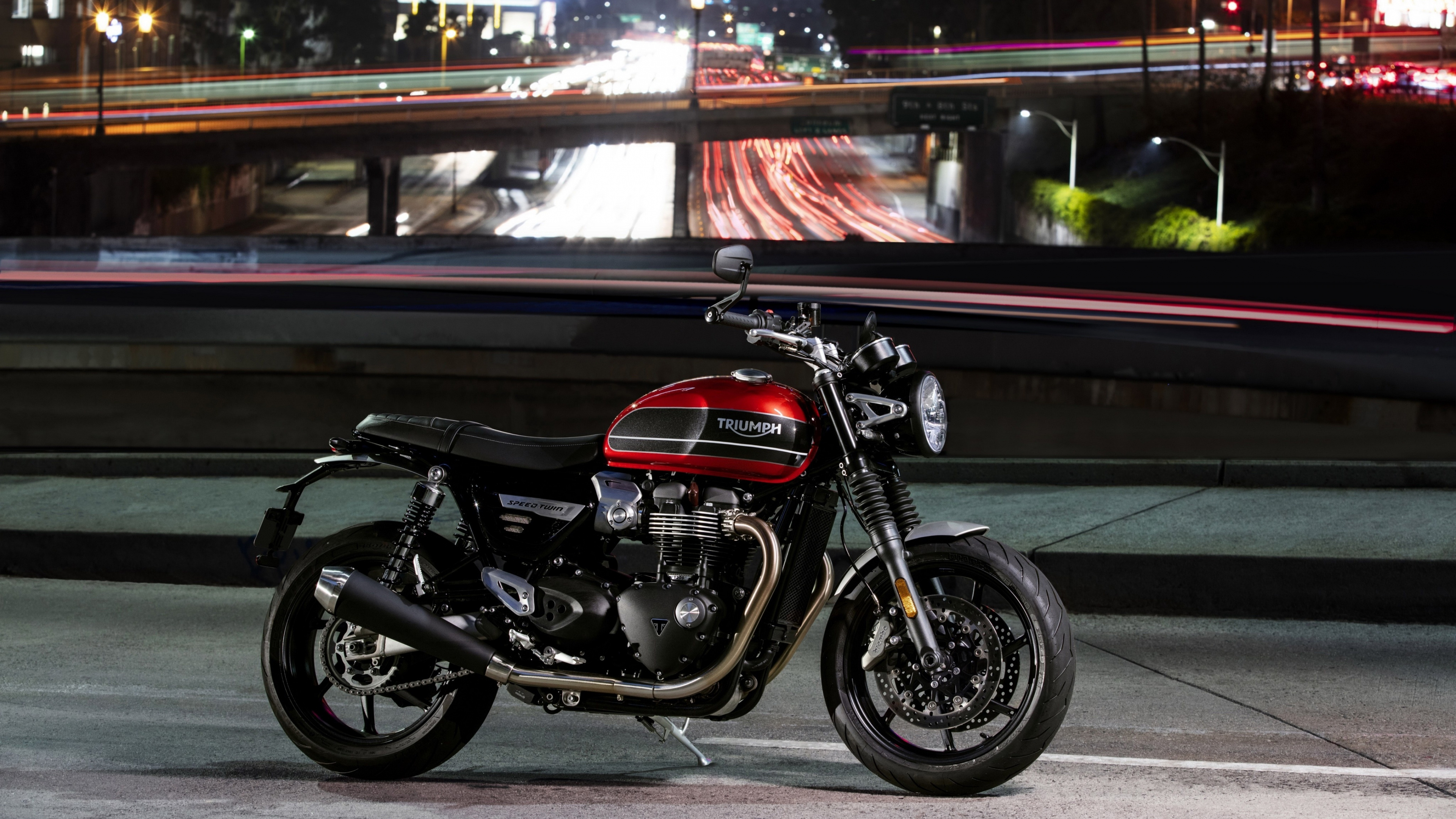 Triumph Speed Twin, 2019 model, 4K wallpaper, Wide screen, 3840x2160 4K Desktop