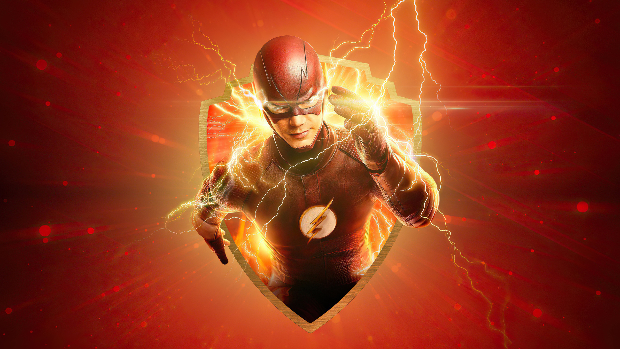 Flash TV show, Action-packed, Superhero battles, High-definition wallpapers, 2560x1440 HD Desktop