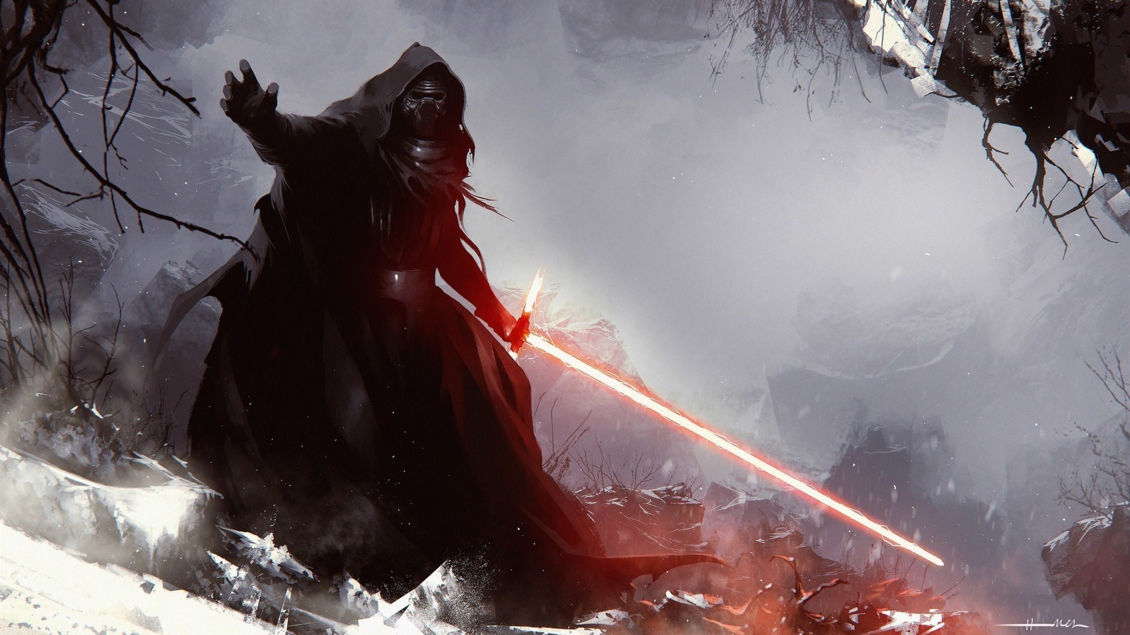 Star Wars, Kylo Ren, Cape, Wallpapers, 3840x2160 4K Desktop