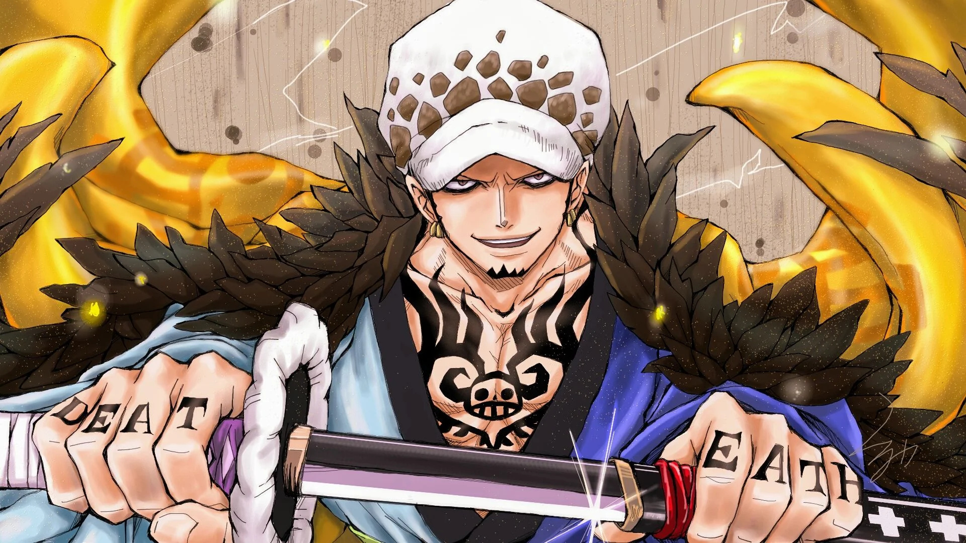 Law, One Piece, Anime, Trafalgar Law wallpapers, 1920x1080 Full HD Desktop