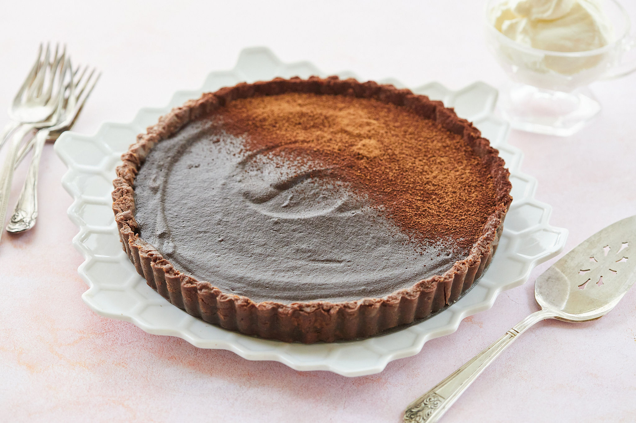 Sinful chocolate tart, Gemma's Bigger Bolder Baking recipe, Indulgent treat, Utterly decadent, 2050x1370 HD Desktop