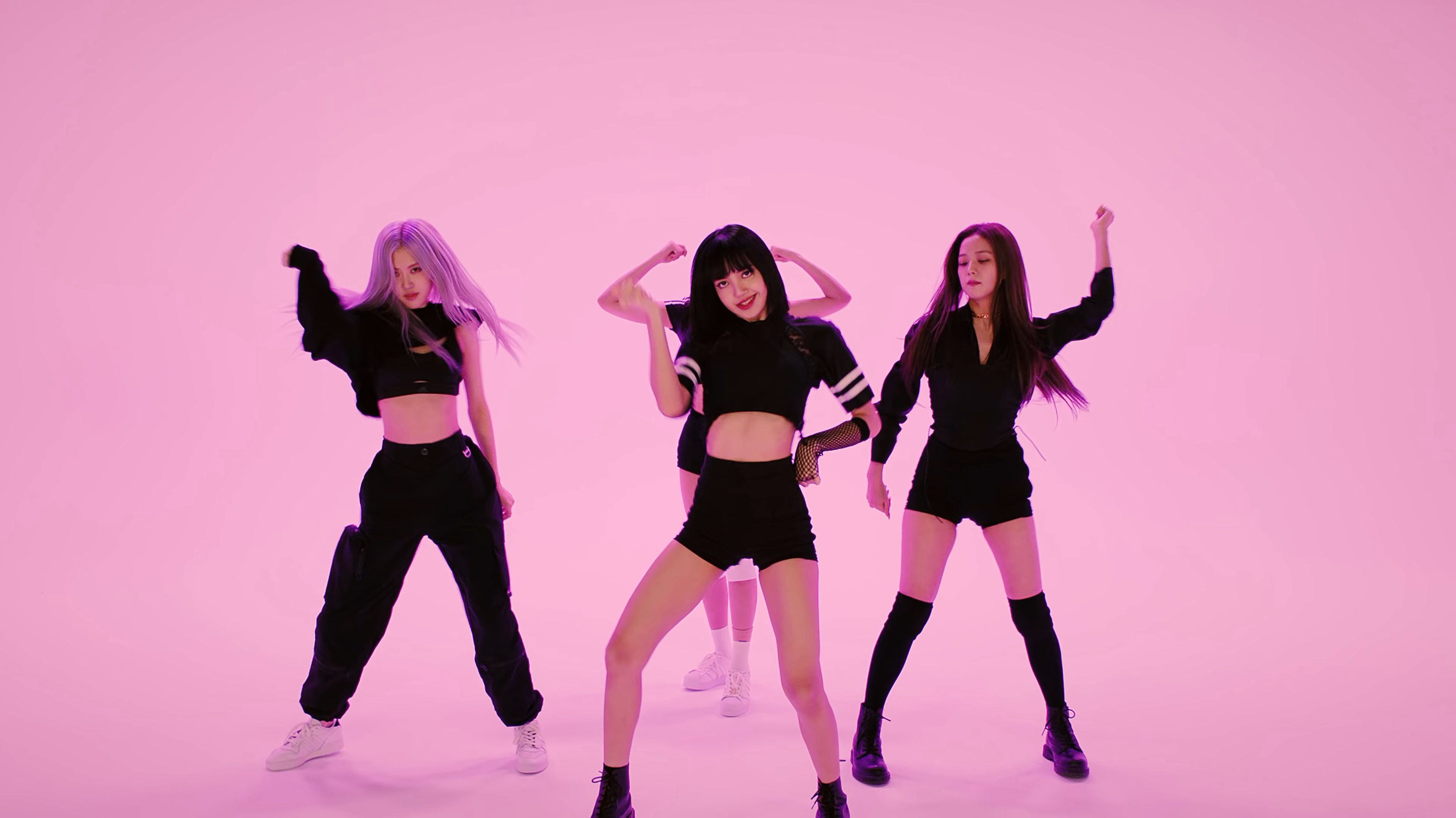 Popping Dance, Blackpink performance, How You Like That, K-pop database, 3840x2160 4K Desktop