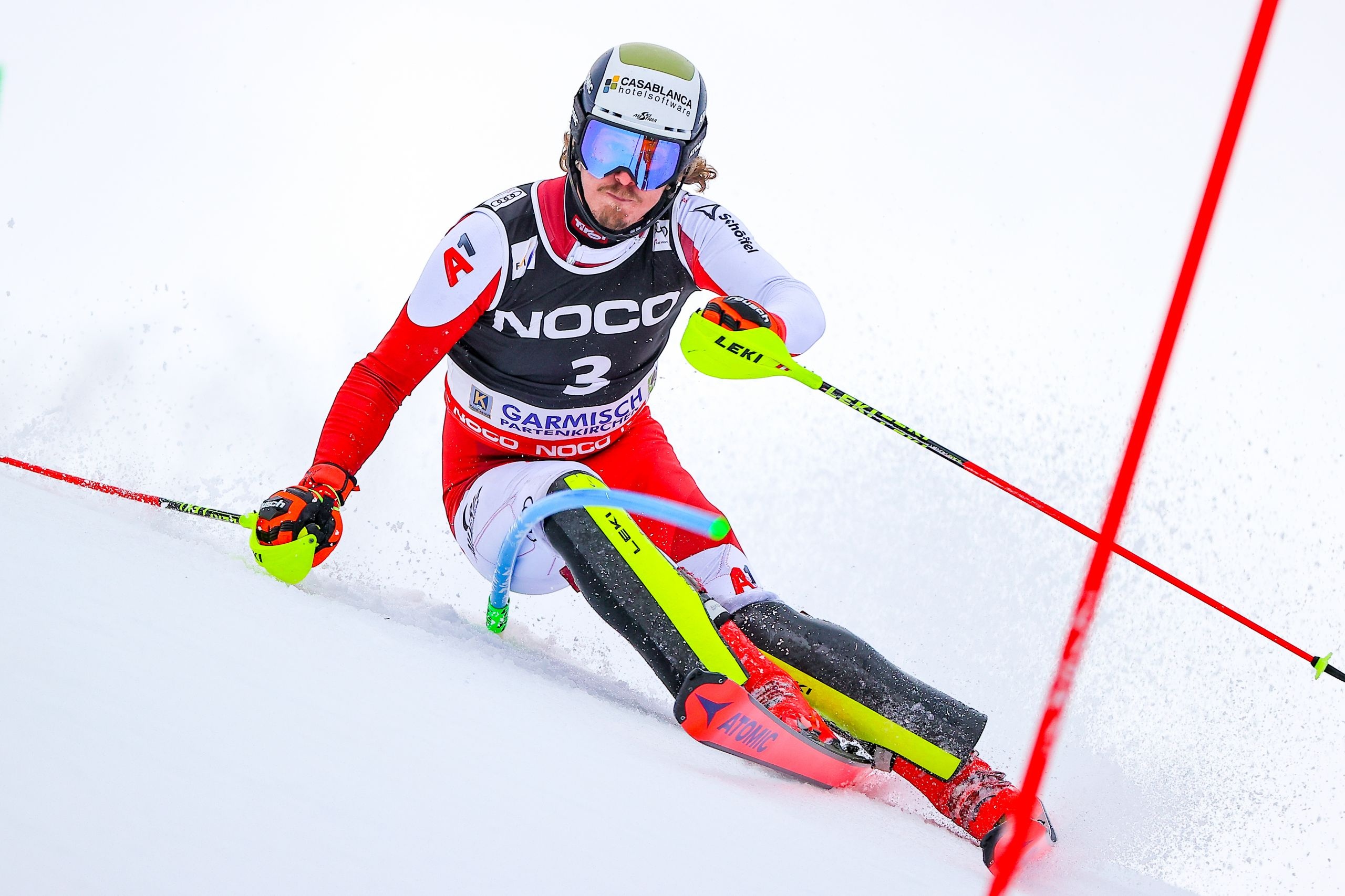 Feller's performance, Garmisch slalom, Podium chances, Sky sport austria, 2560x1710 HD Desktop