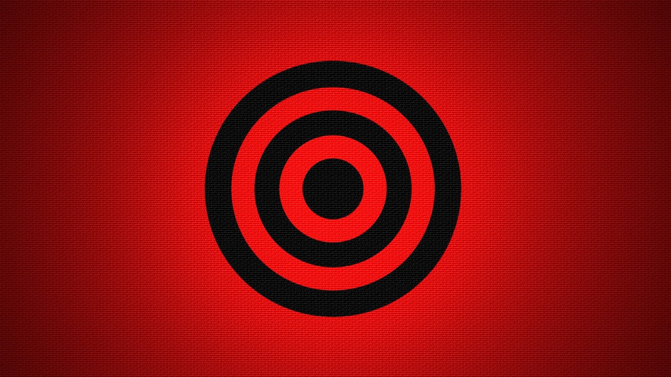 Target symbol, Bullseye visualization, Precision focus, Goal setting, 2560x1440 HD Desktop