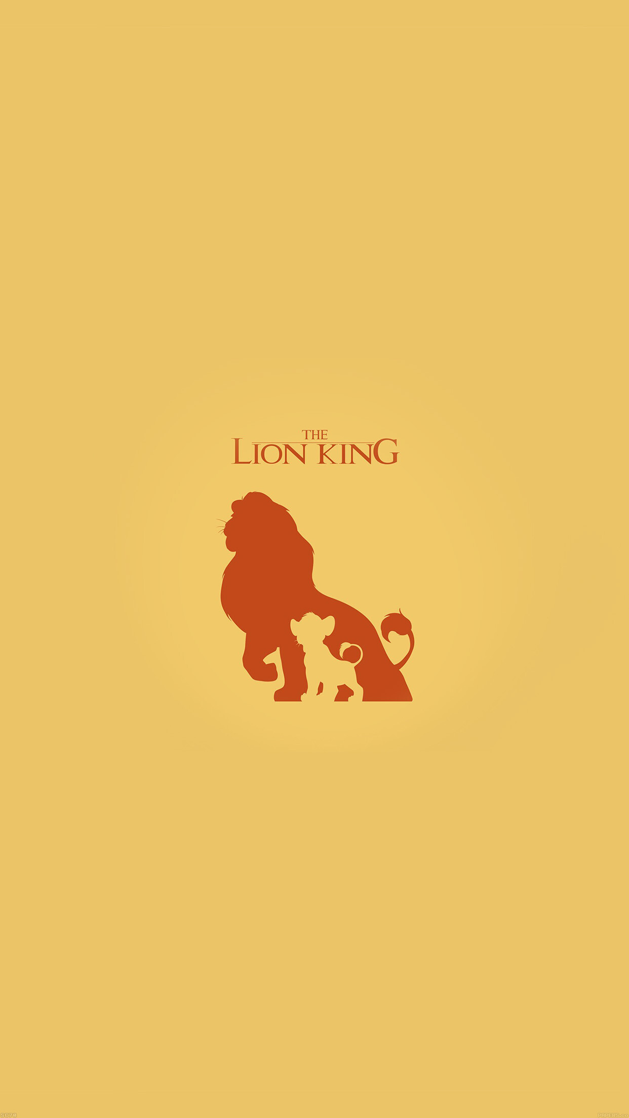 The Lion King, Minimal art, Papers co, 1250x2210 HD Phone