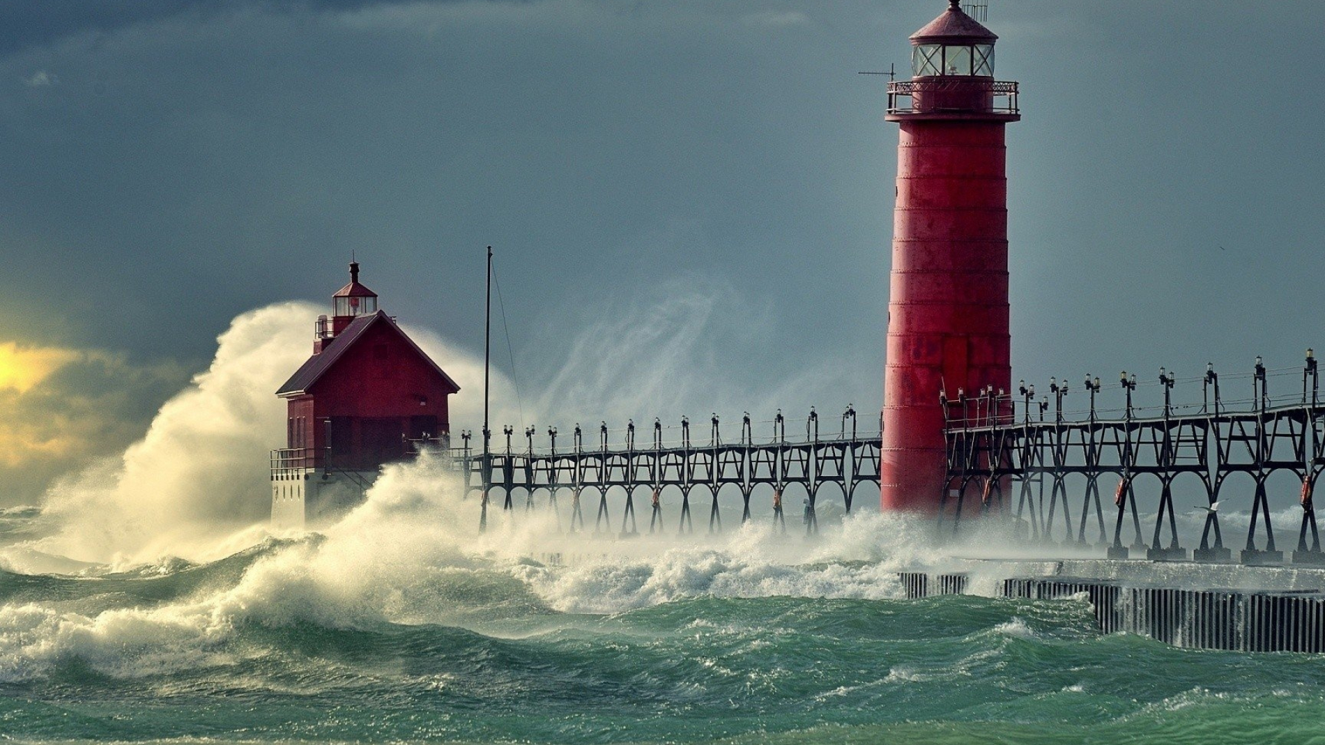 Grand Haven, Lighthouses Wallpaper, 1920x1080 Full HD Desktop