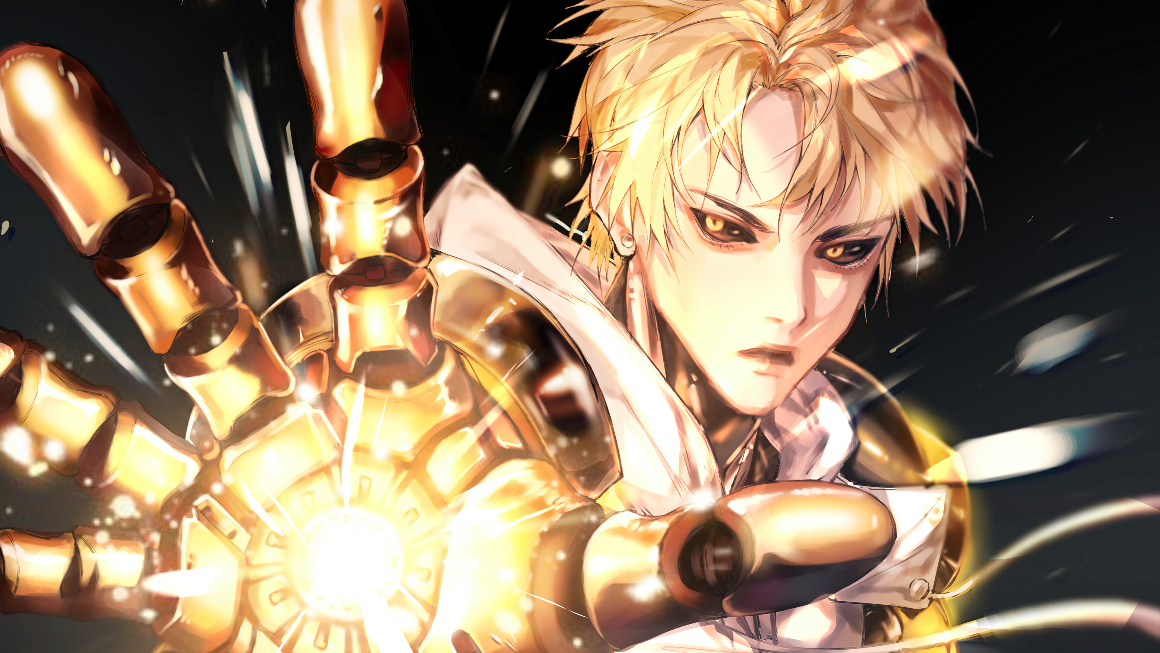 Genos - Anime hero, One Punch Man, 4K wallpapers, 3840x2160 4K Desktop