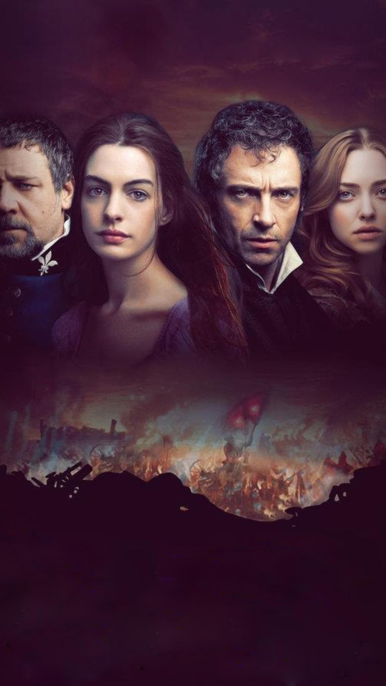 Les Miserables, 2012 film, Striking posters, Captivating visuals, 1540x2740 HD Phone