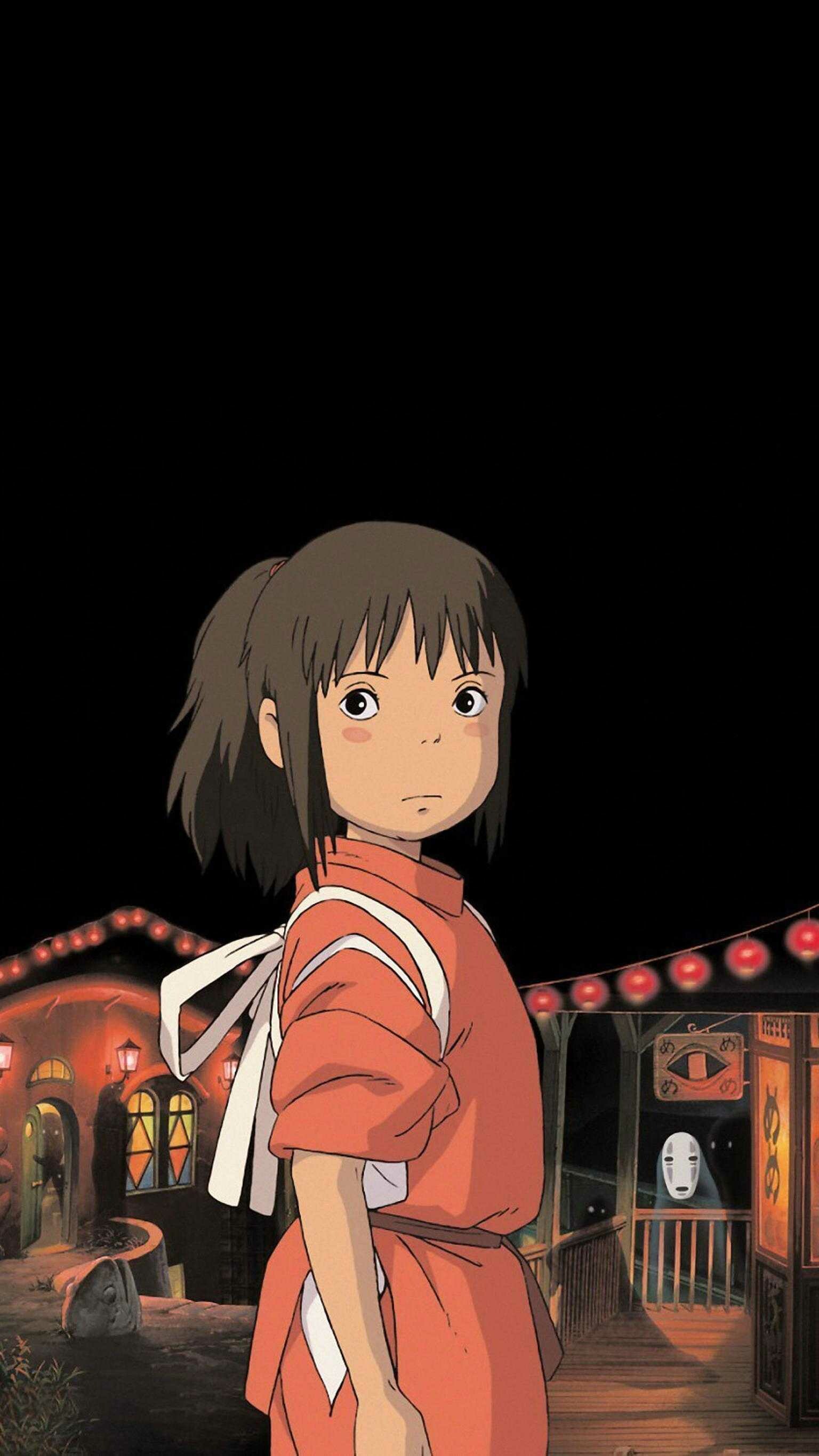 Spirited Away, Spirited adventure, Magical journey, Brave heroine, 1540x2740 HD Phone