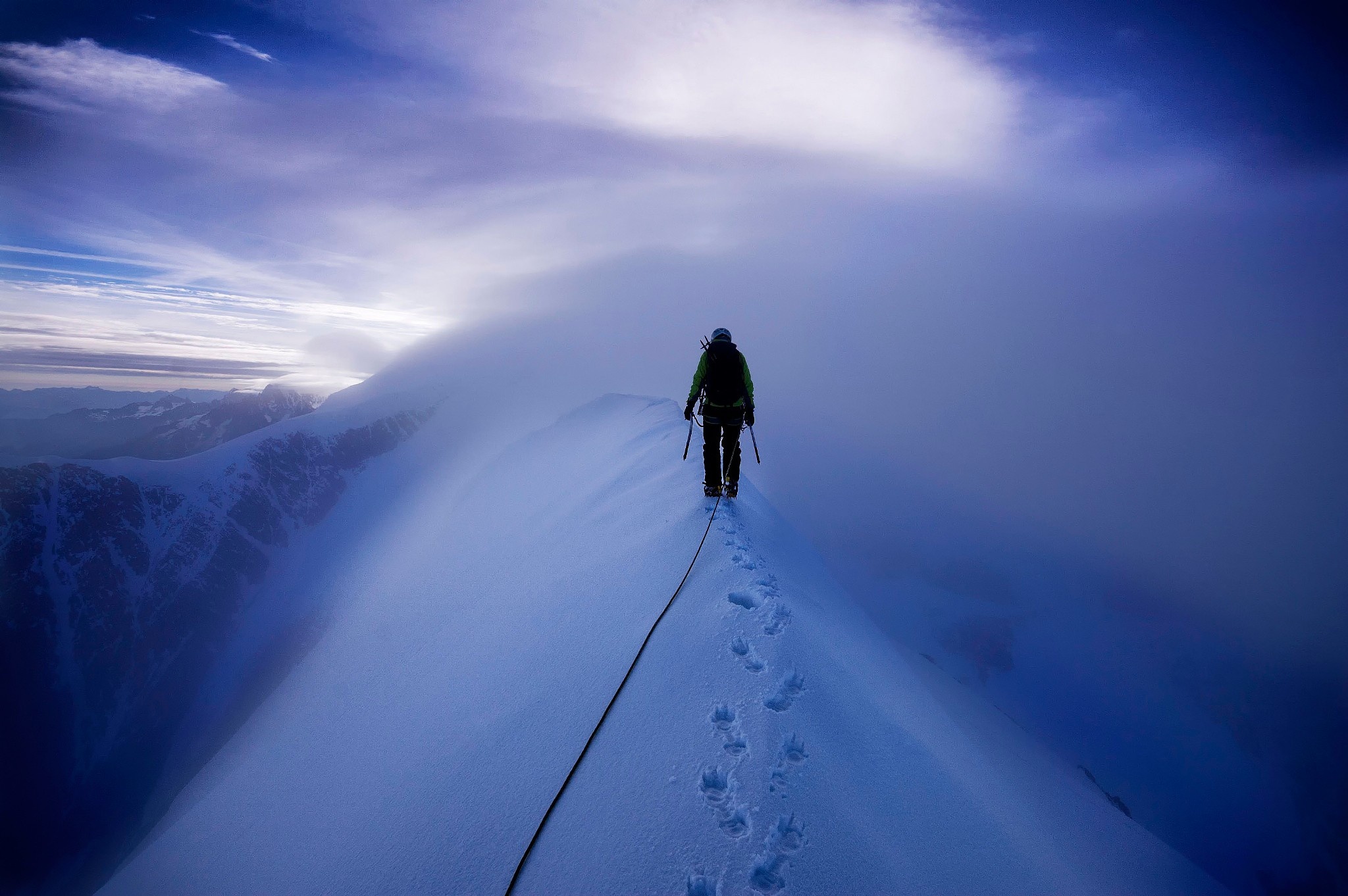 Mont Blanc, Hiking Wallpaper, 2050x1370 HD Desktop