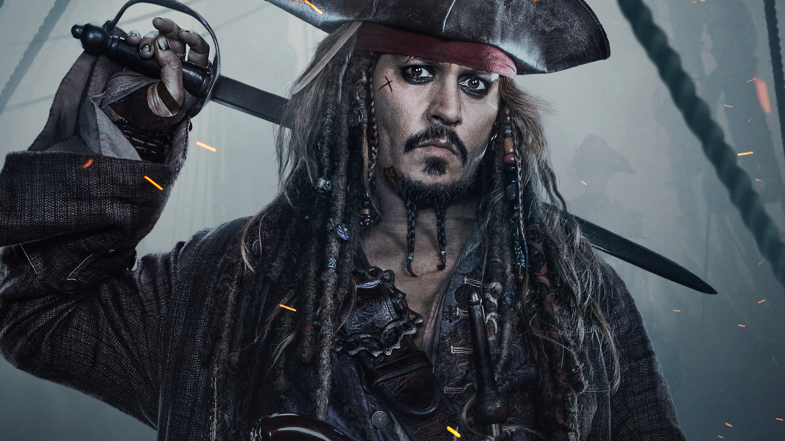 Johnny Depp, Movies, Jack Sparrow, Pirates of the Caribbean, 2560x1440 HD Desktop