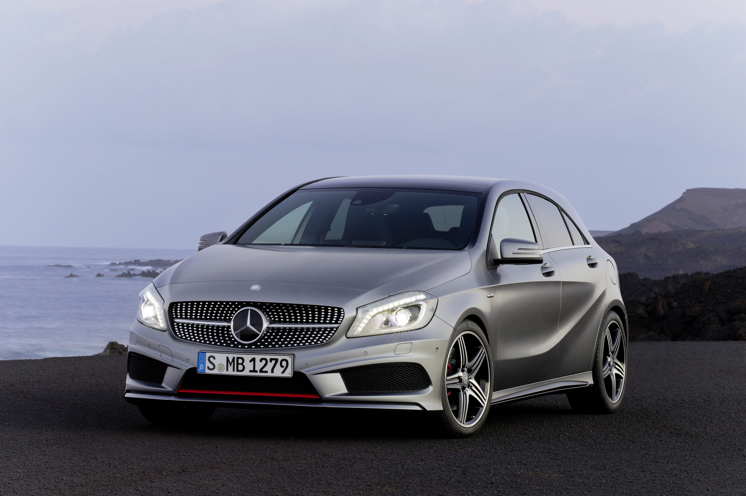 Mercedes A Class saloon, Stylish design, Luxurious interior, Sleek profile, 2560x1710 HD Desktop