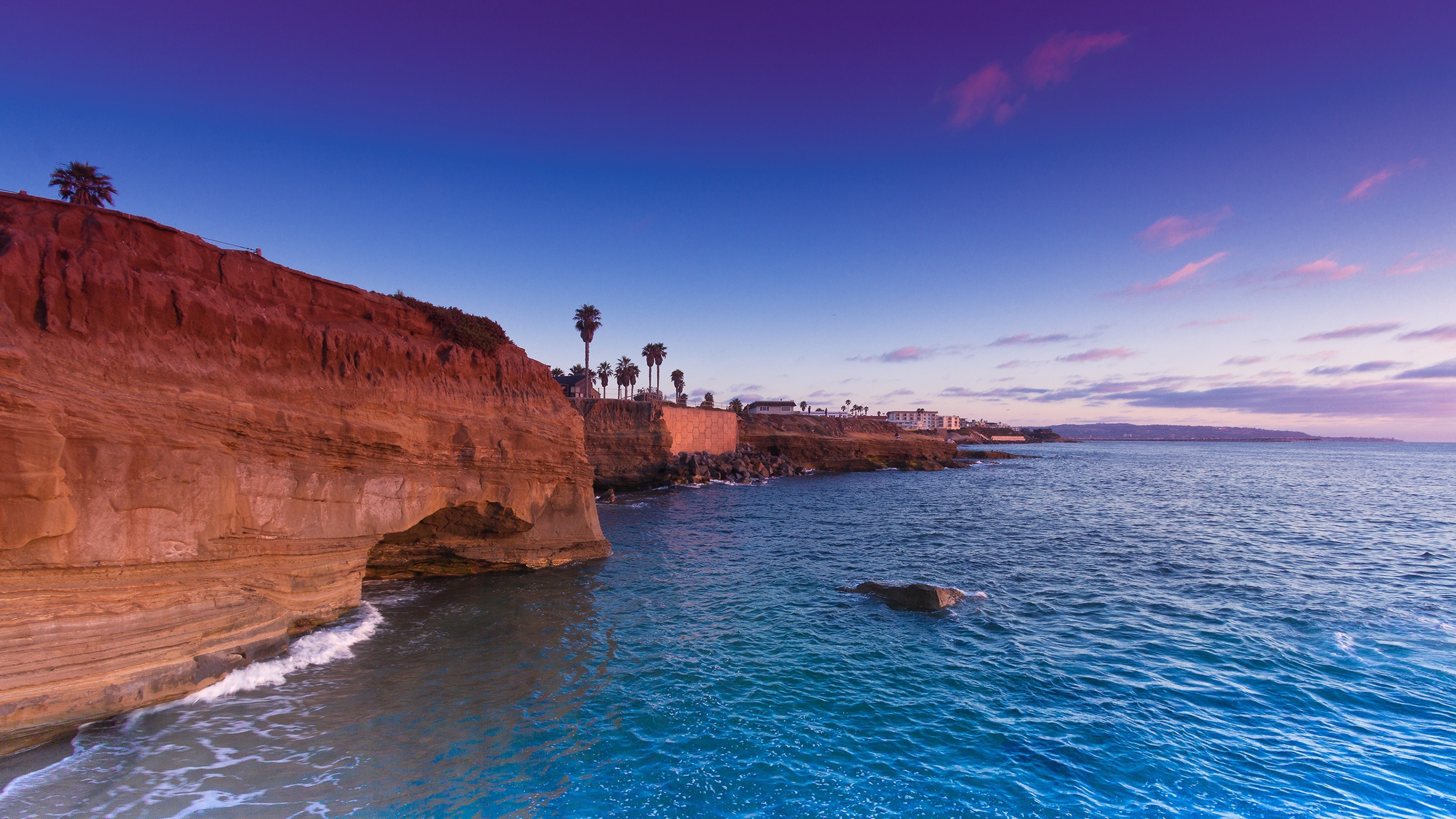 Sea rocks beach summer, Laptop HD wallpaper, Relaxing vibe, Coastal beauty, 3840x2160 4K Desktop