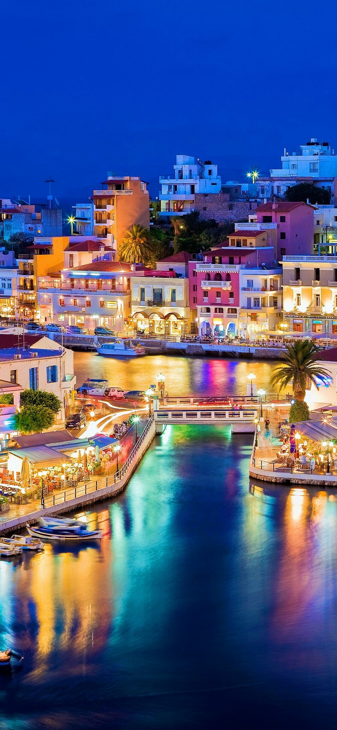 HD background wallpaper, Greek scenery, 1130x2440 HD Phone