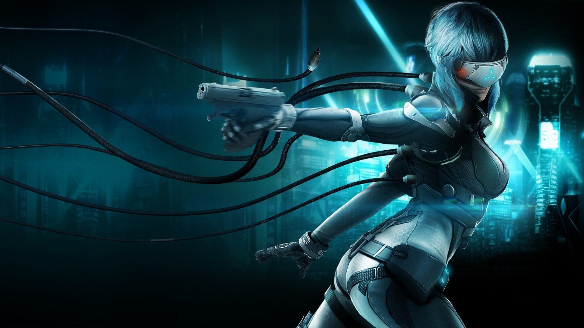Ghost in the Shell, Stand Alone Complex, High Definition Wallpaper, Cool Anime Backgrounds, 1920x1080 Full HD Desktop