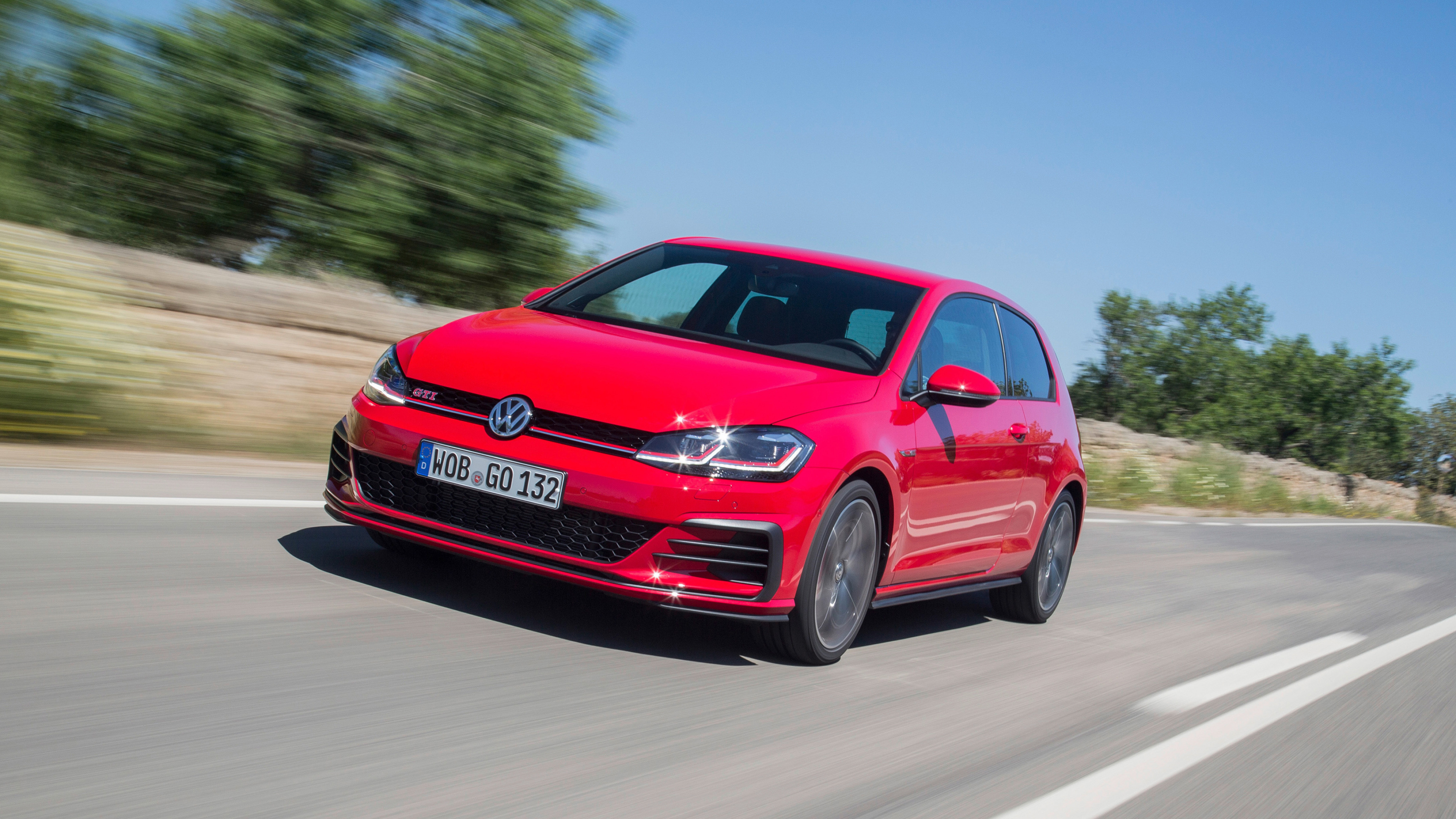Three-Door Hatchback, Golf GTI Wallpaper, 3840x2160 4K Desktop