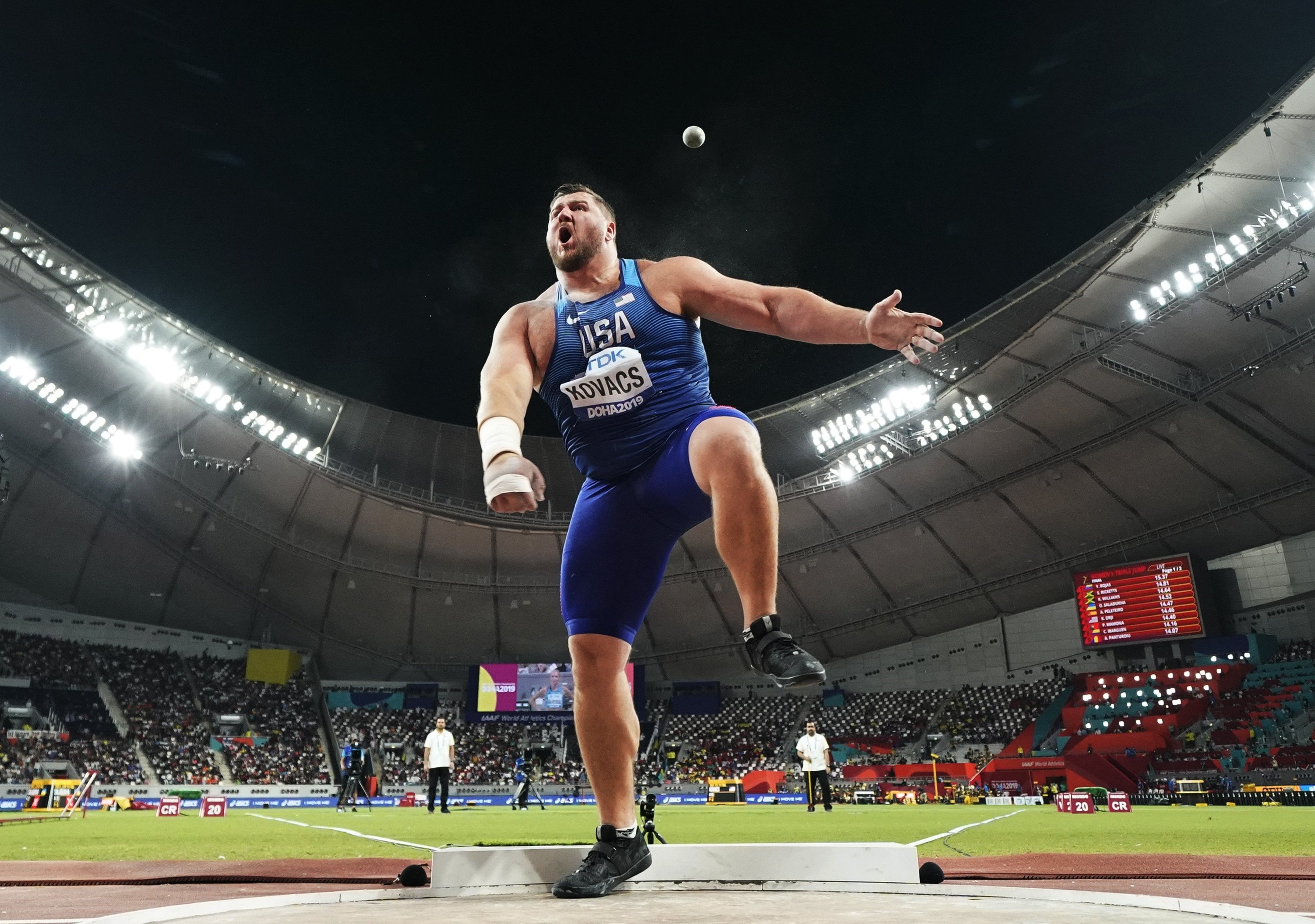 Doha 2019, Joe Kovacs Wallpaper, 3000x2110 HD Desktop