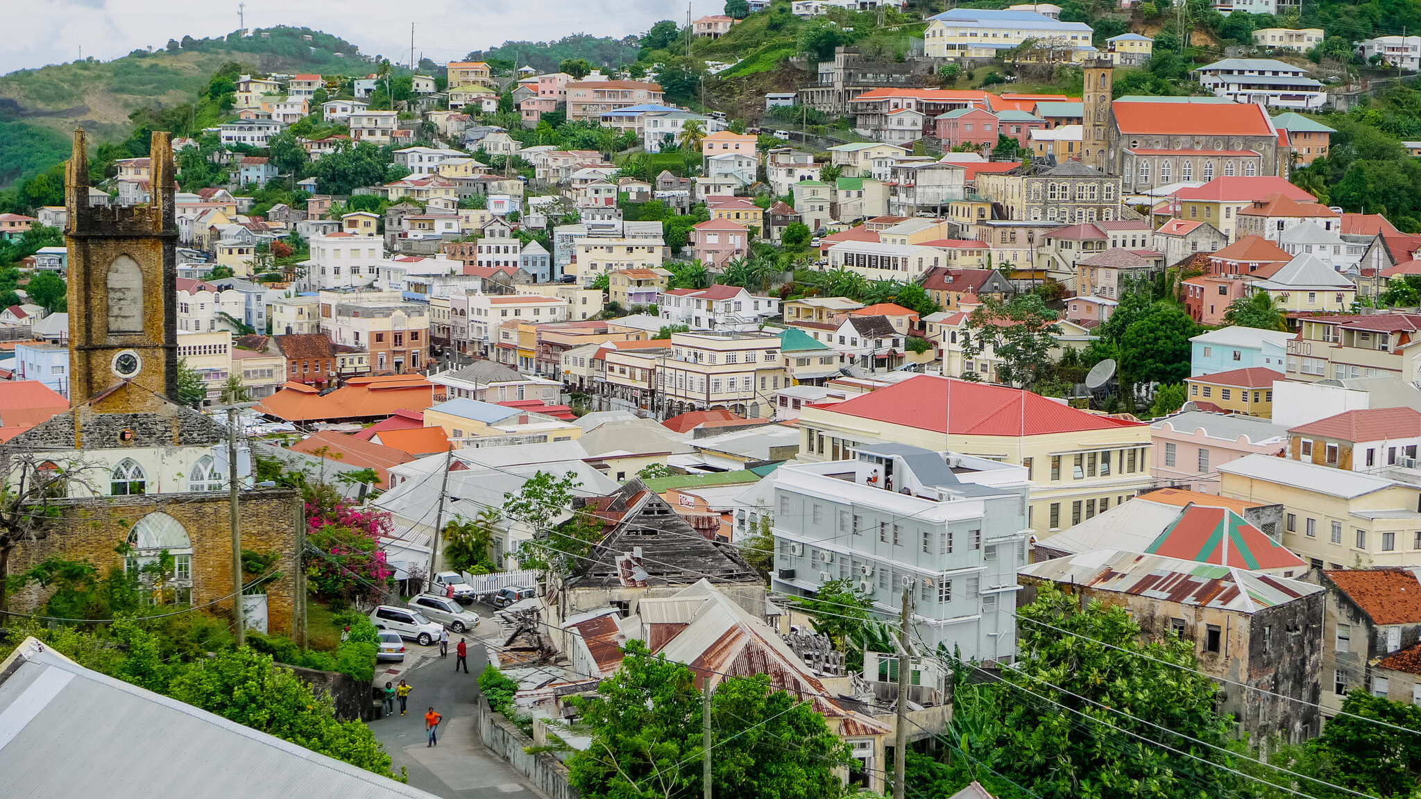 St. George's, Hesp food, Travel destination, Grenada, 2050x1160 HD Desktop