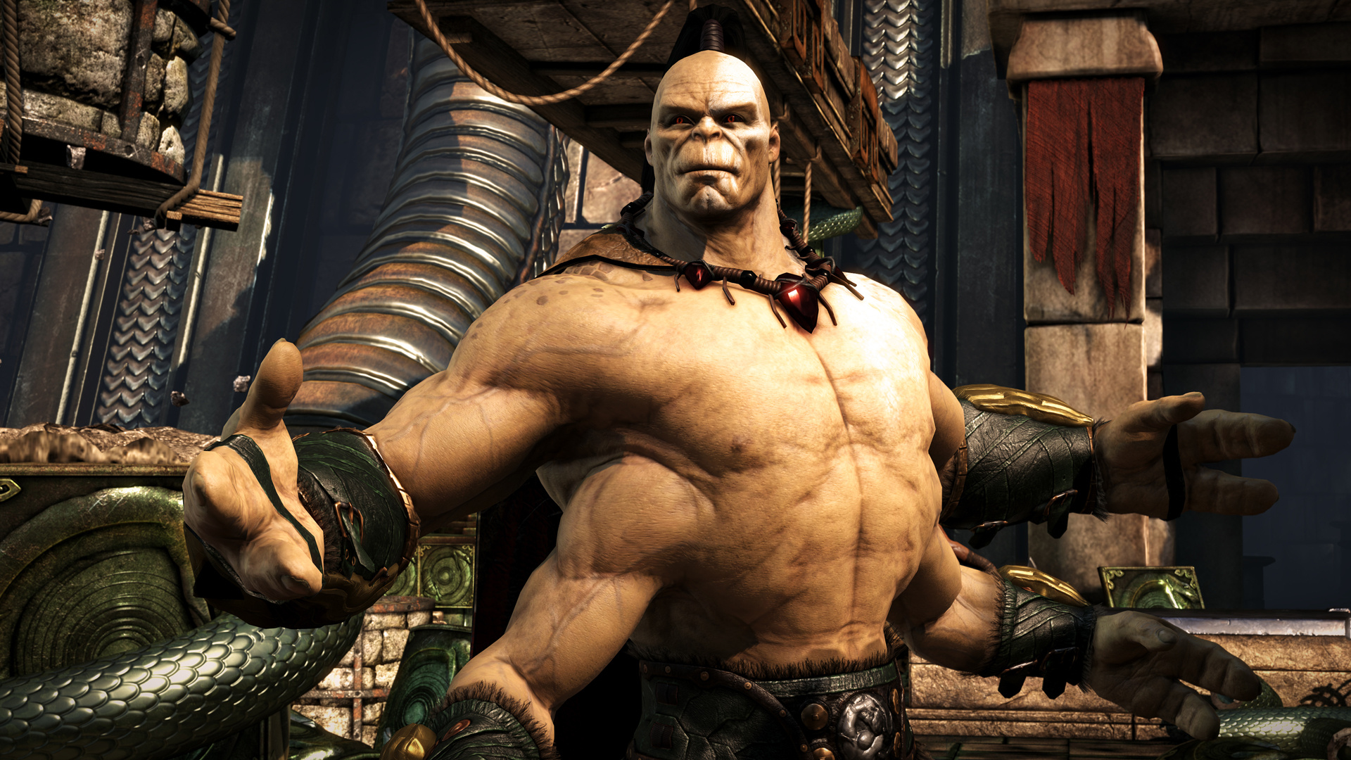 Goro, Mortal Kombat, Promotional art, Mobygames, 1920x1080 Full HD Desktop