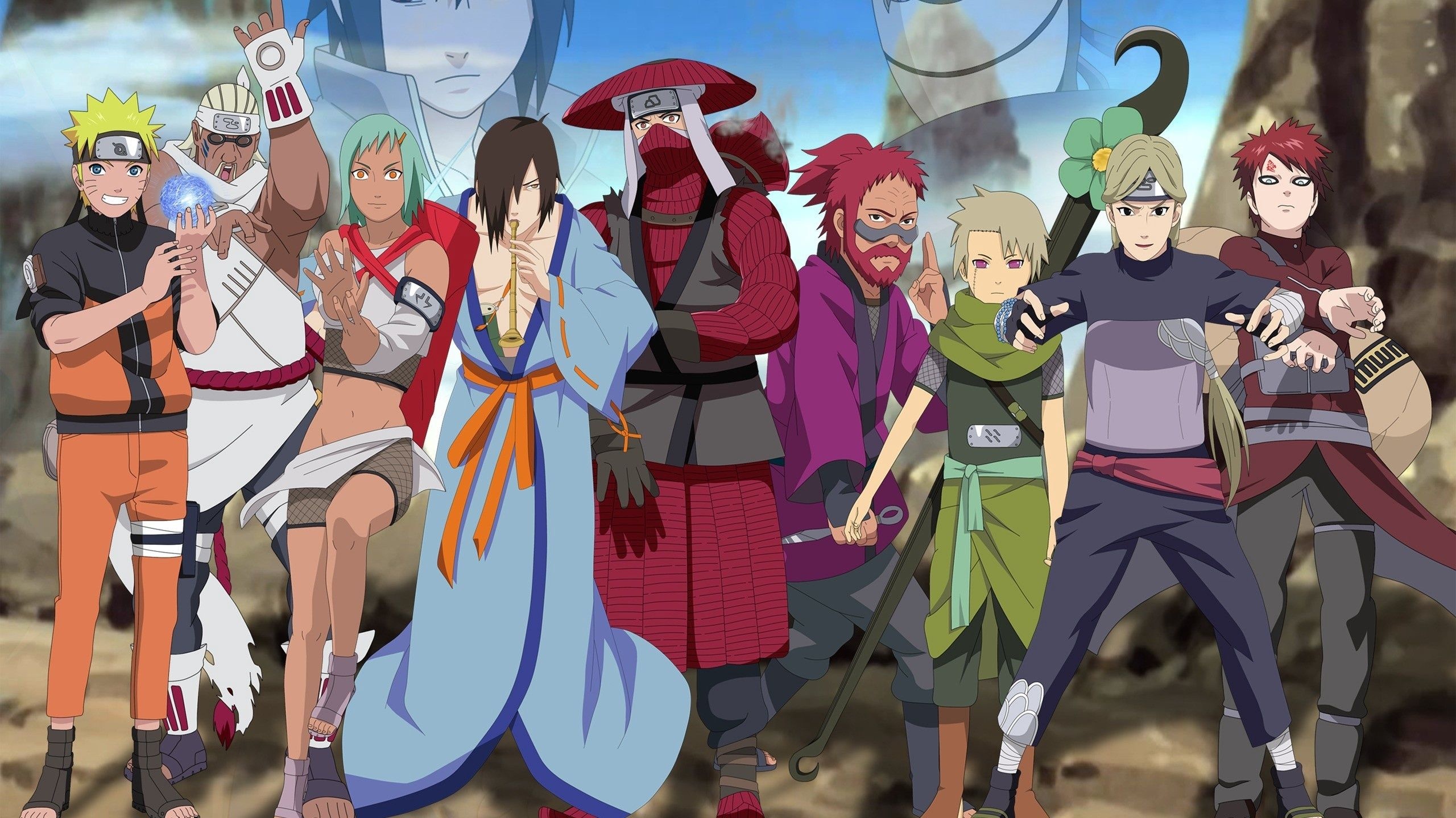 Killer Bee wallpapers, Naruto character, Rapping ninja, Unique persona, 2560x1440 HD Desktop