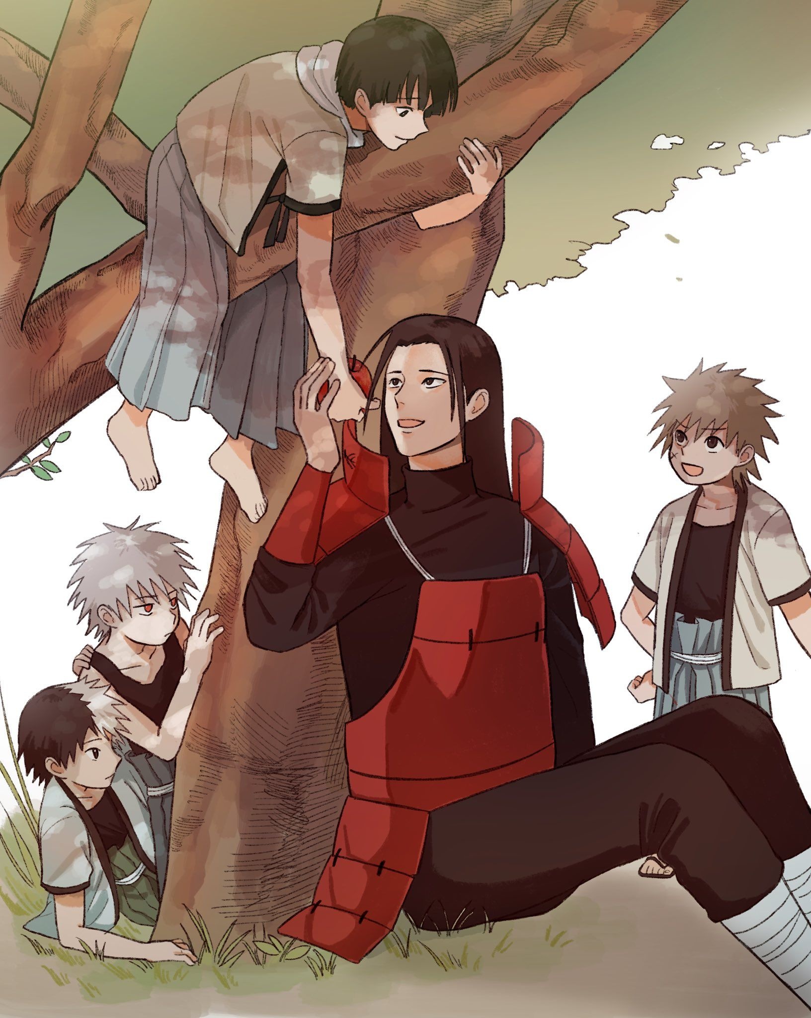 Hashirama Senju character, Social media, Fan discussions, Anime community, 1640x2050 HD Phone