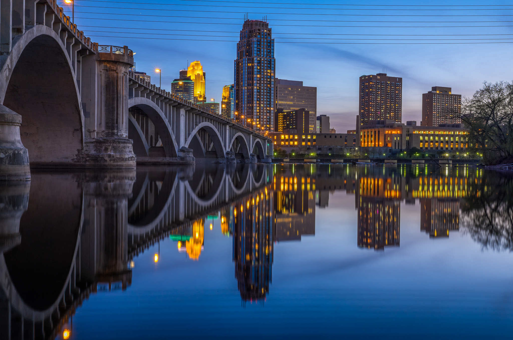 Minneapolis Skyline, Travels, Reflections, Skyrisecities, 2050x1360 HD Desktop