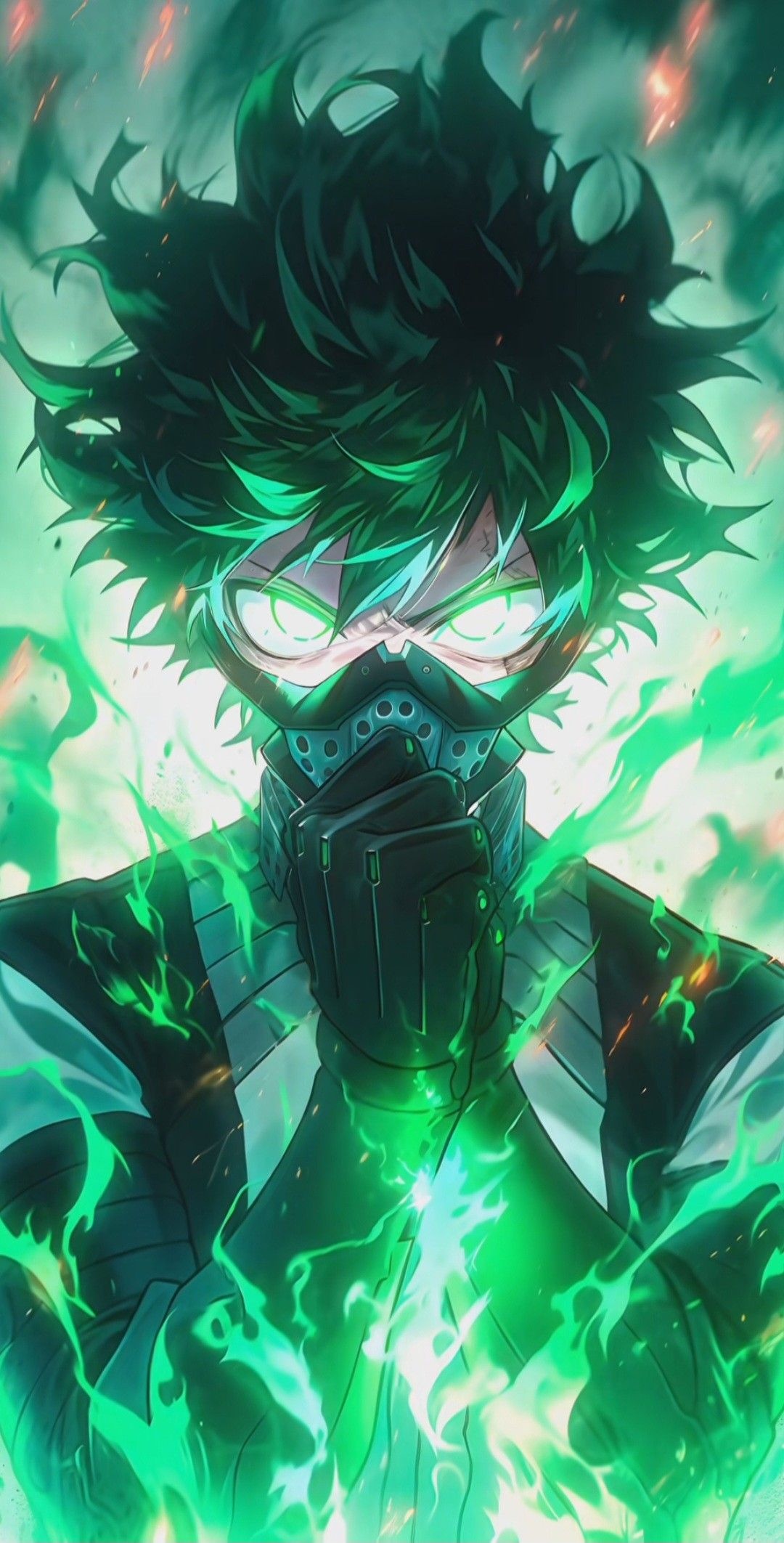 Izuku Midoriya, Cool Anime Backgrounds Wallpaper, 1080x2130 HD Phone