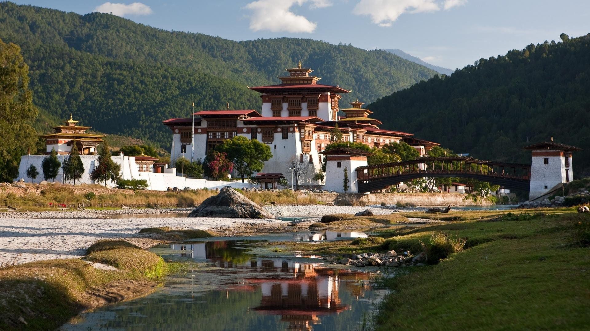 Bhutan wallpapers, Breathtaking landscapes, Scenic beauty, Majestic views, 1920x1080 Full HD Desktop