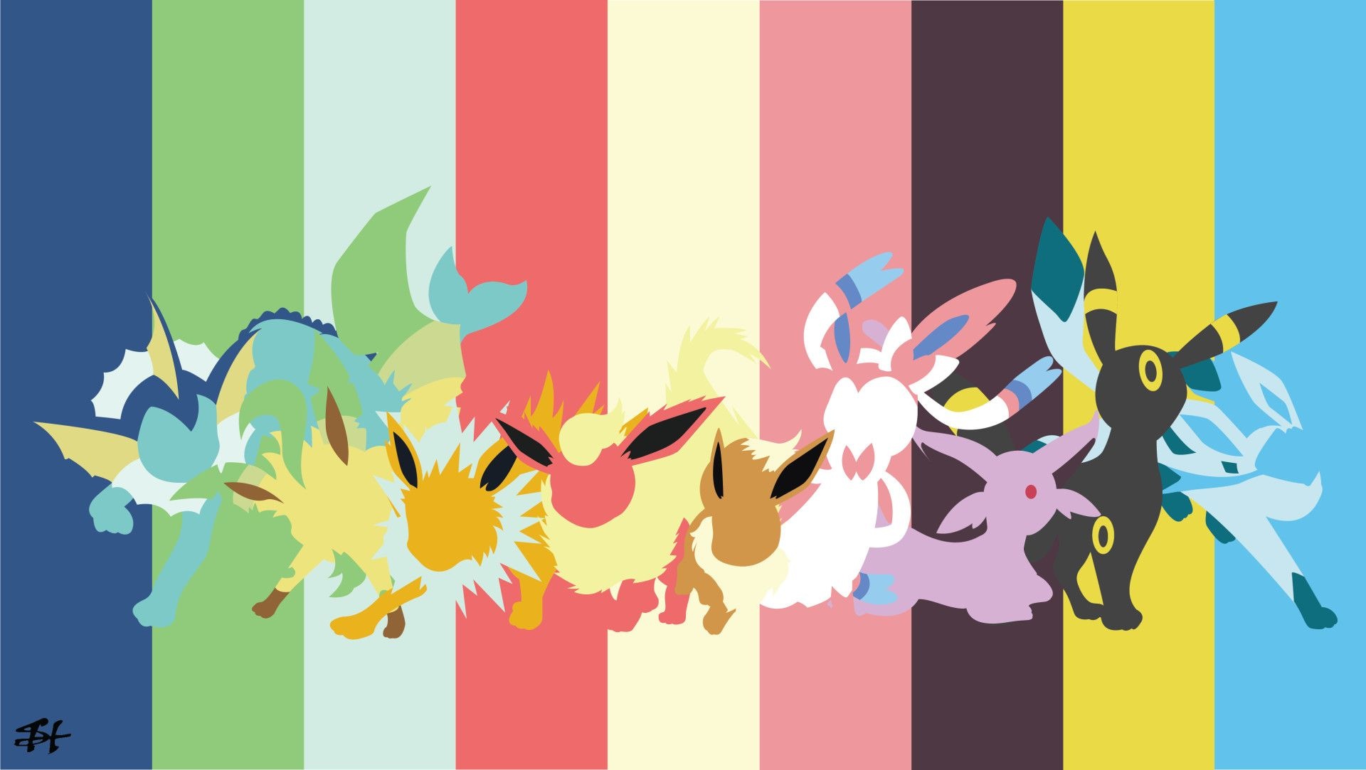 Glaceon and Sylveon wallpapers, Pokmon, 1920x1090 HD Desktop