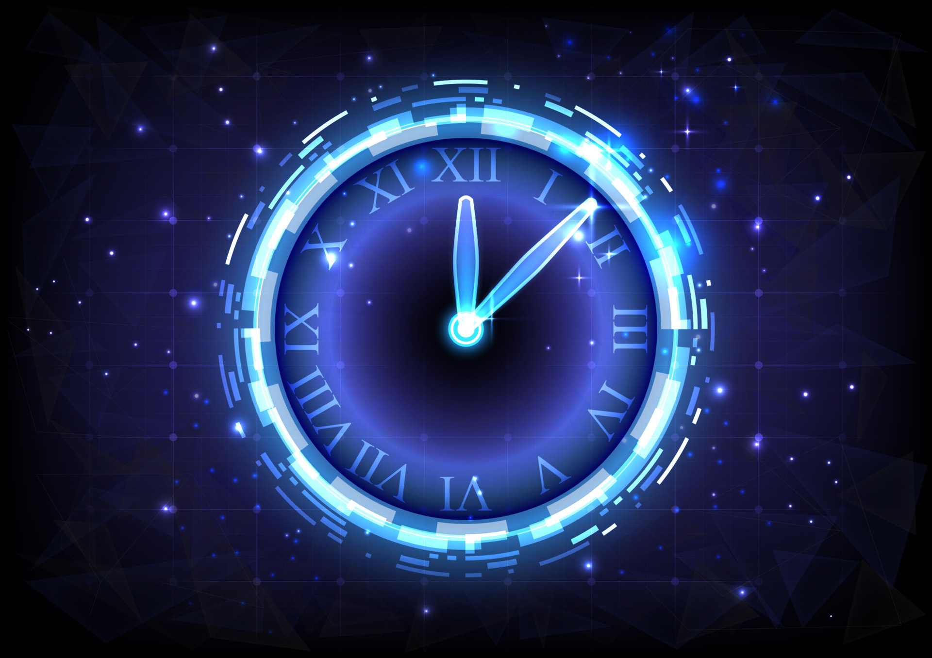 Futuristic, Clock Wallpaper, 1920x1360 HD Desktop