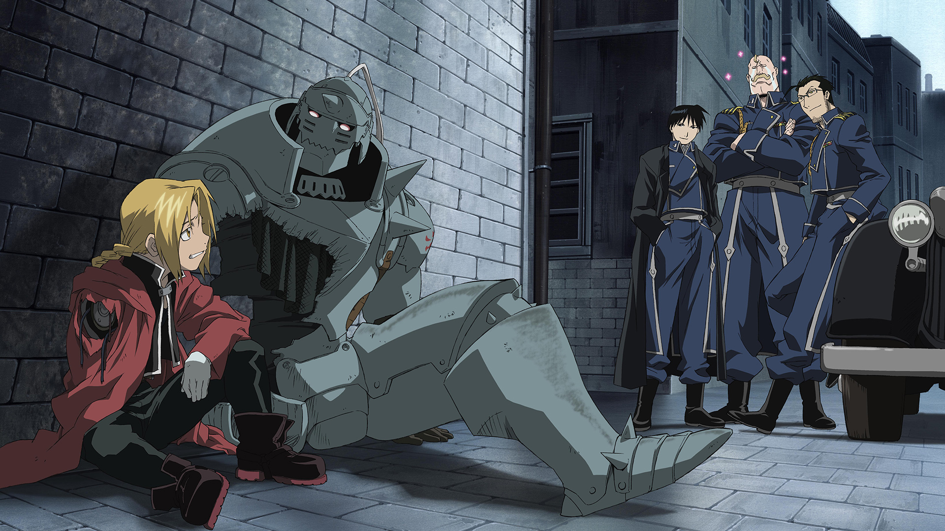 Fullmetal Alchemist Brotherhood, TV fanart, Elric brothers, Anime series, 1920x1080 Full HD Desktop