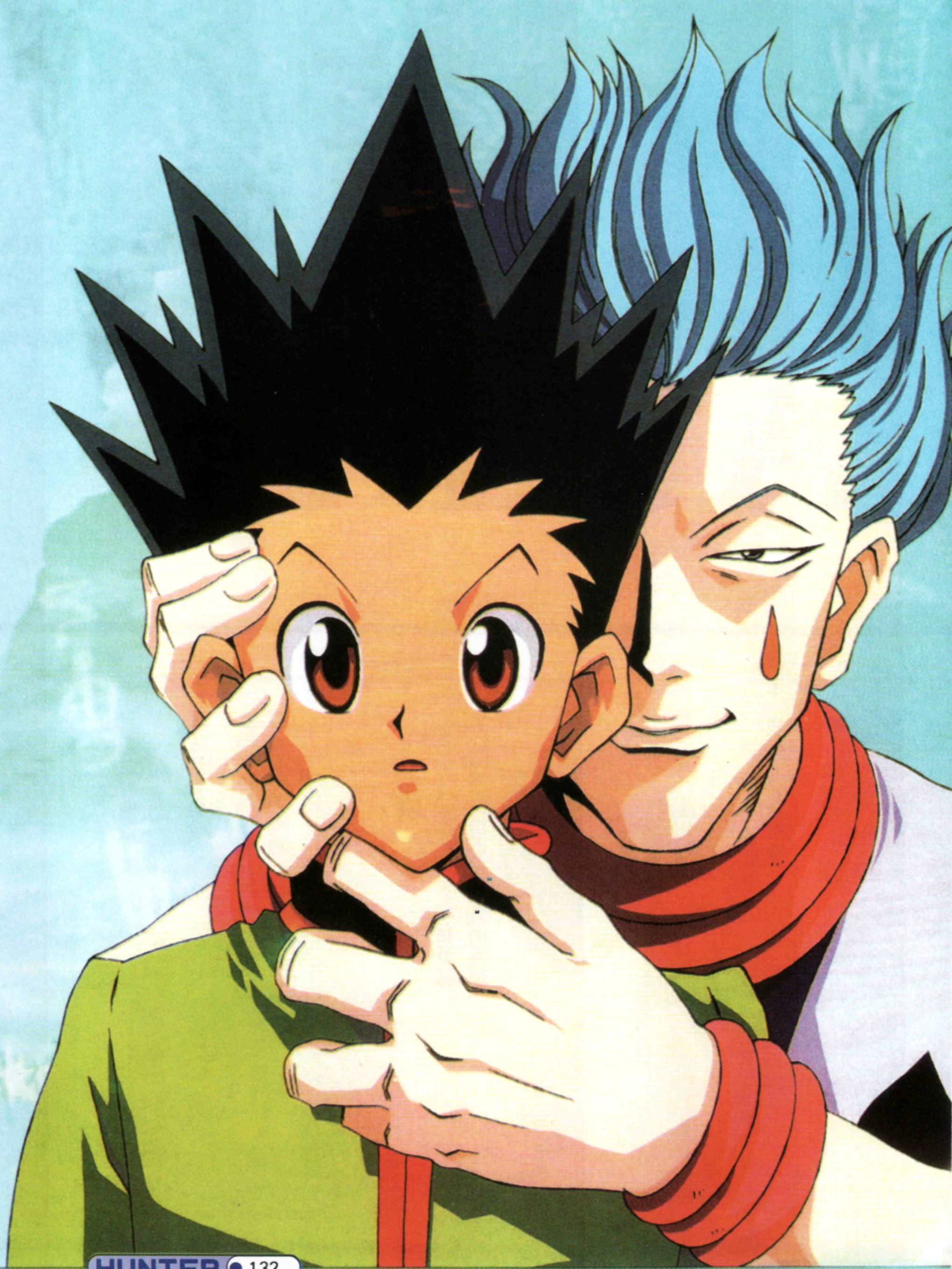 Gon Freecss, Hunter x Hunter, Hisoka, Minitokyo art, 2040x2720 HD Phone