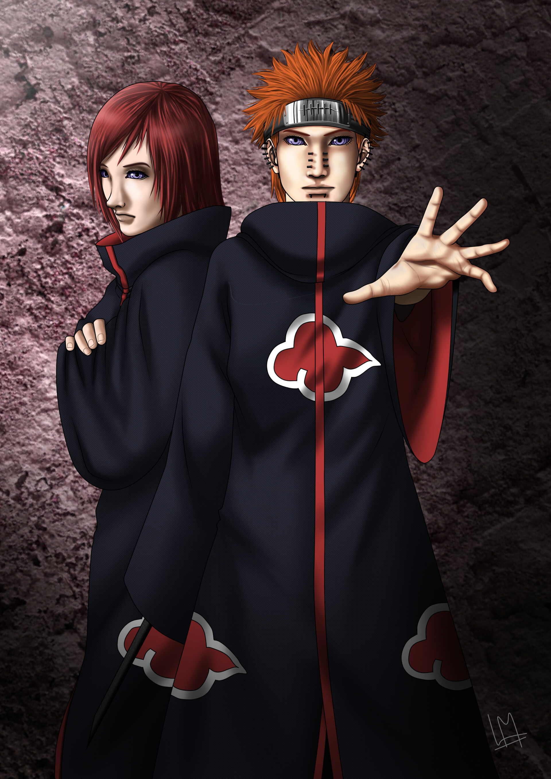 Nagato Uzumaki, Deva Path Pain, Akatsuki cloak, HD Phone wallpaper