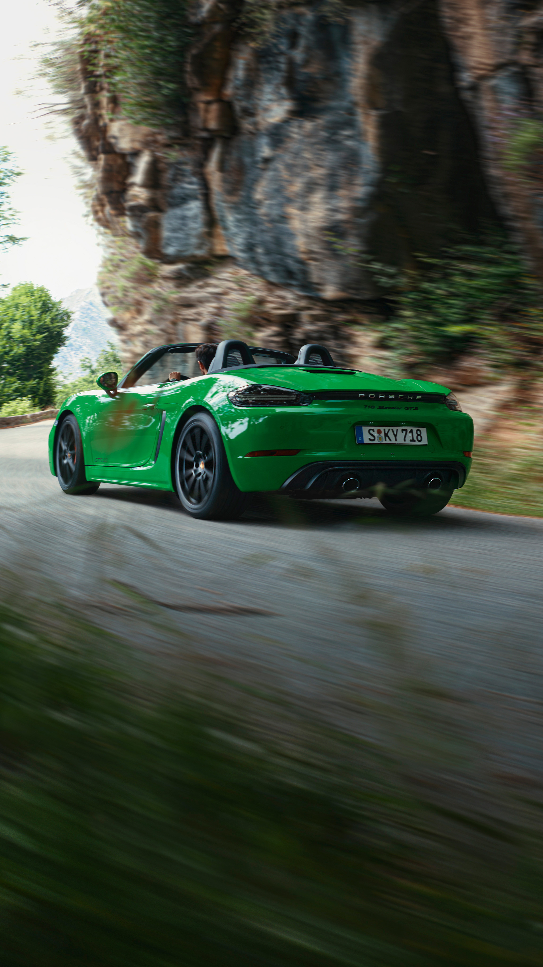 Porsche 718 Boxster GTS, Xperia HD, Premium wallpaper, 4K images, 2160x3840 4K Phone