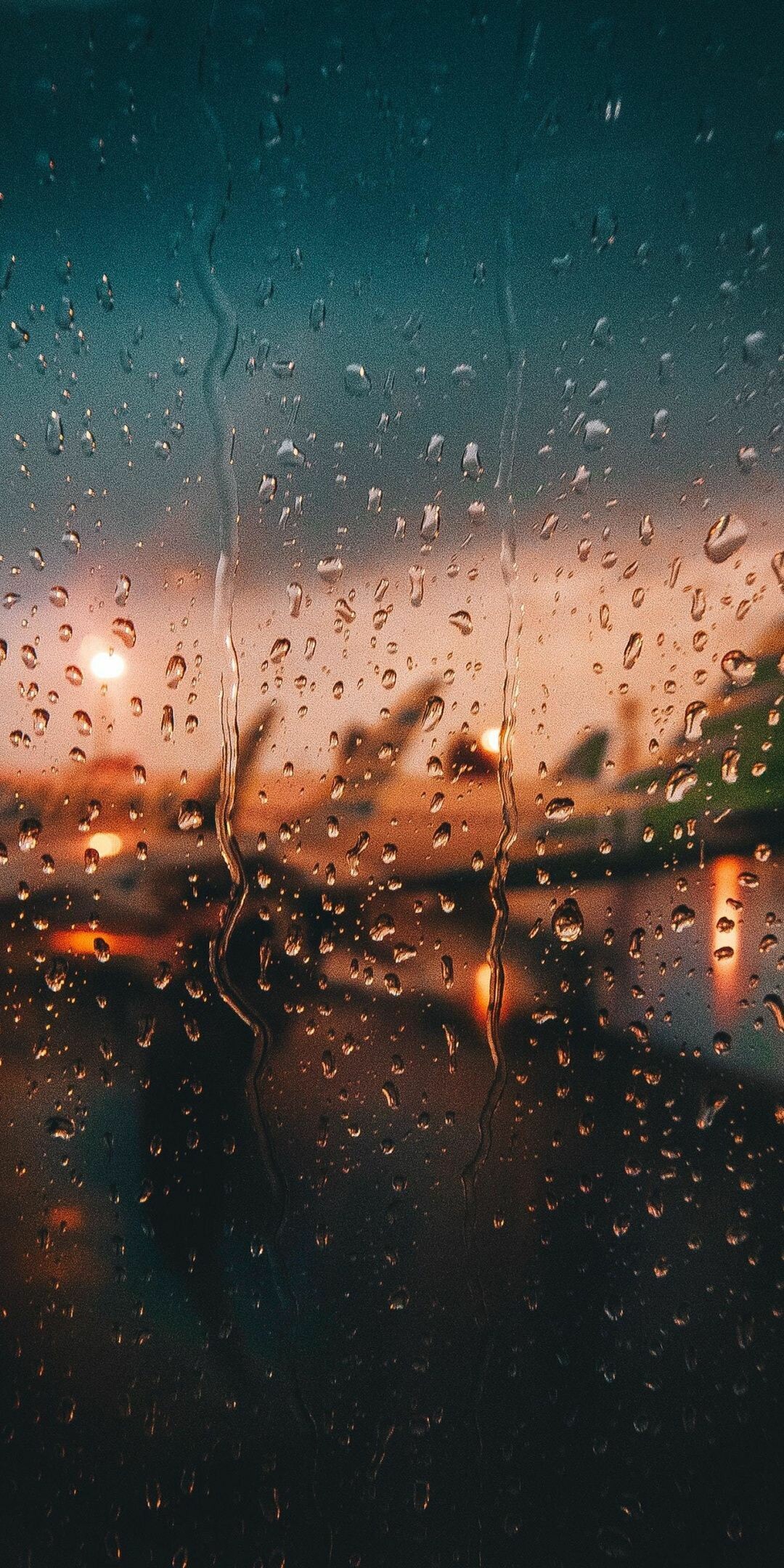 Rainy sunset, Top free, 1080x2160 HD Phone