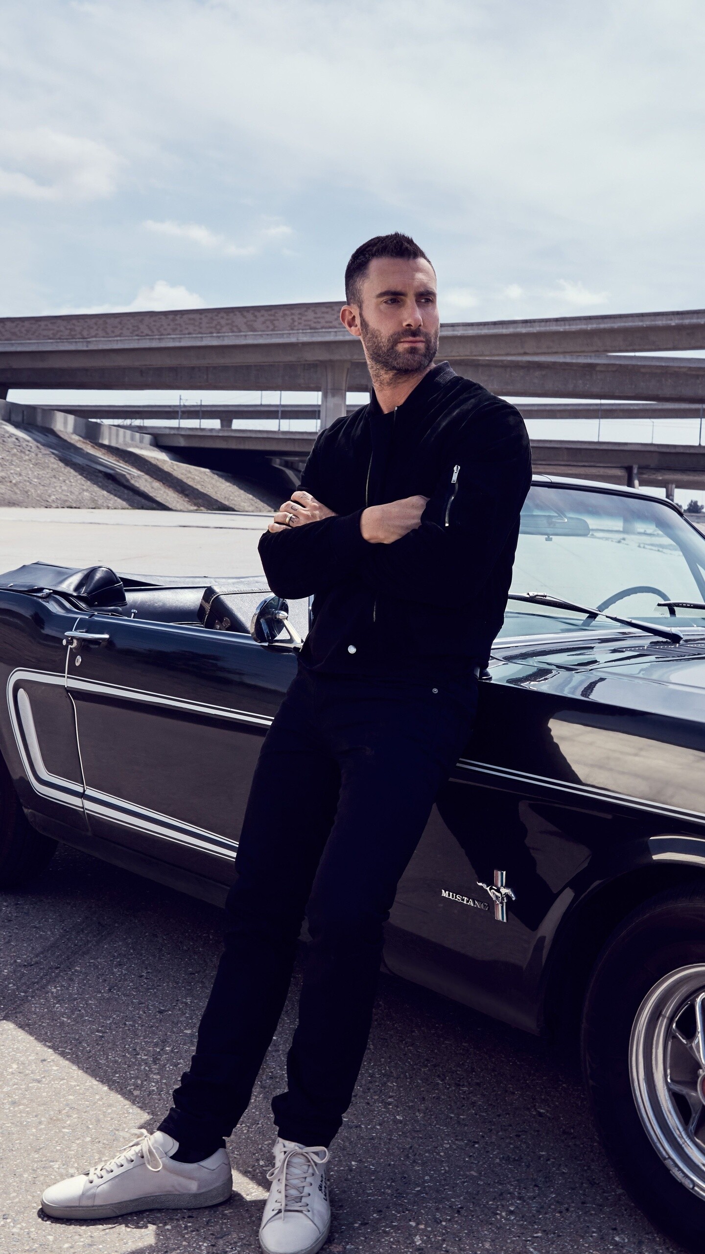 Vogue 2018, Adam Levine Wallpaper, 1440x2560 HD Phone