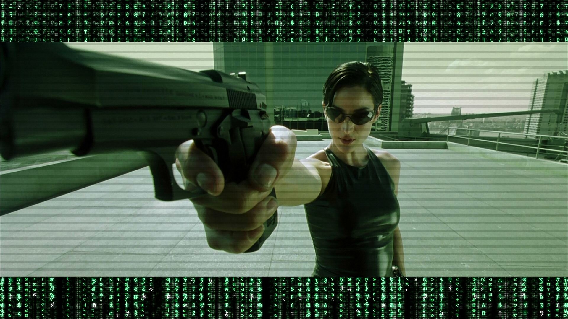 Matrix HD, Cyberpunk thriller, Mind-bending plot, Unforgettable moments, 1920x1080 Full HD Desktop