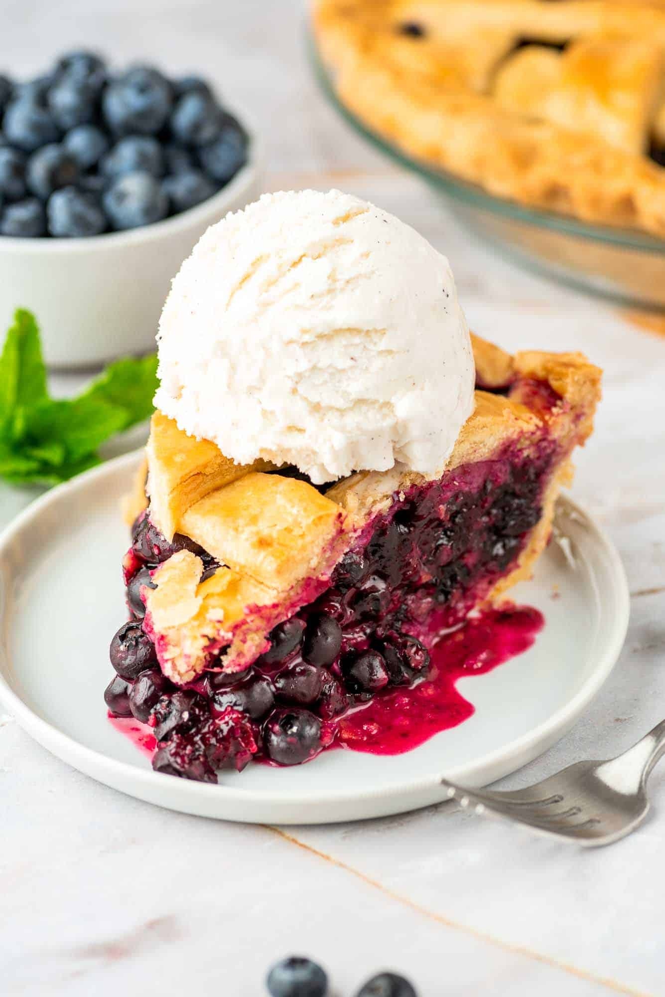 Classic blueberry pie, Easy recipe, Little Sunny Kitchen's creation, Sweet indulgence, 1340x2000 HD Phone