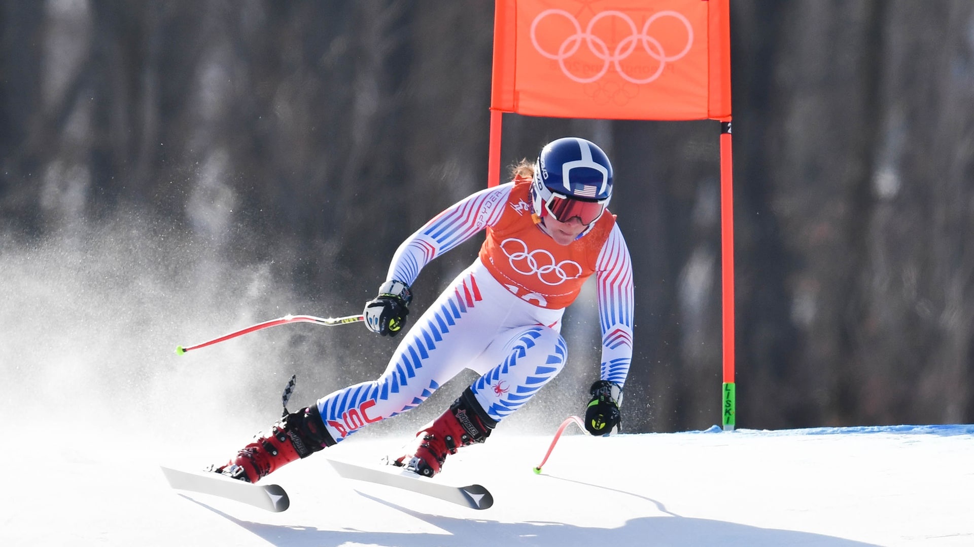 Alpine Skiing, 2022 Winter Olympics, Elite athletes, Global stage, 1920x1080 Full HD Desktop