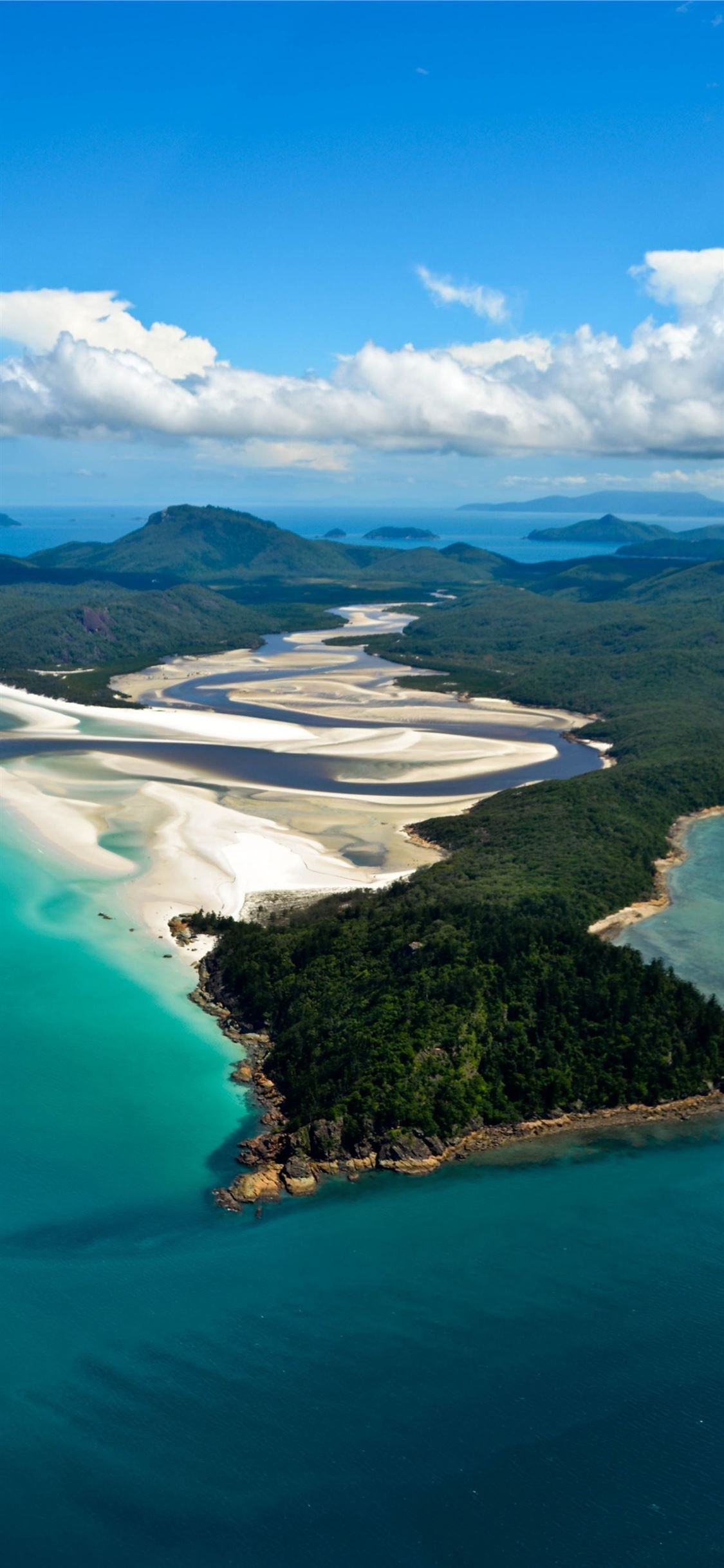 Whitsunday Islands, Whitehaven beach, Australian beauty, iPhone wallpaper, 1130x2440 HD Phone