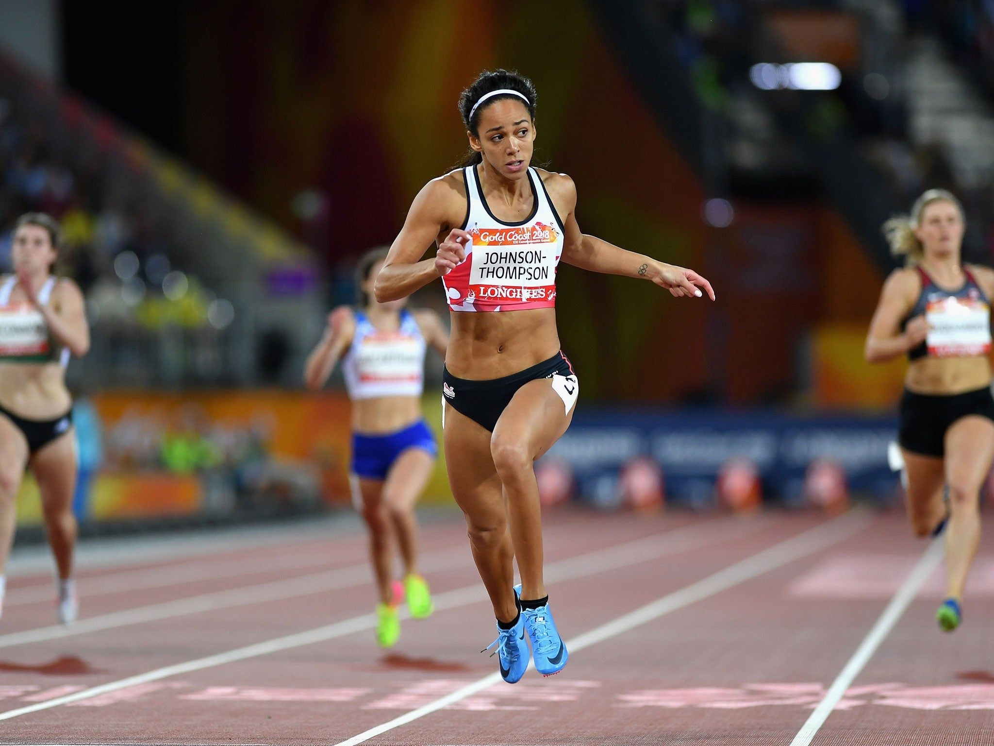 Katarina Johnson-Thompson, Heptathlon champion, Shot put prowess, First-day dominance, 2050x1540 HD Desktop