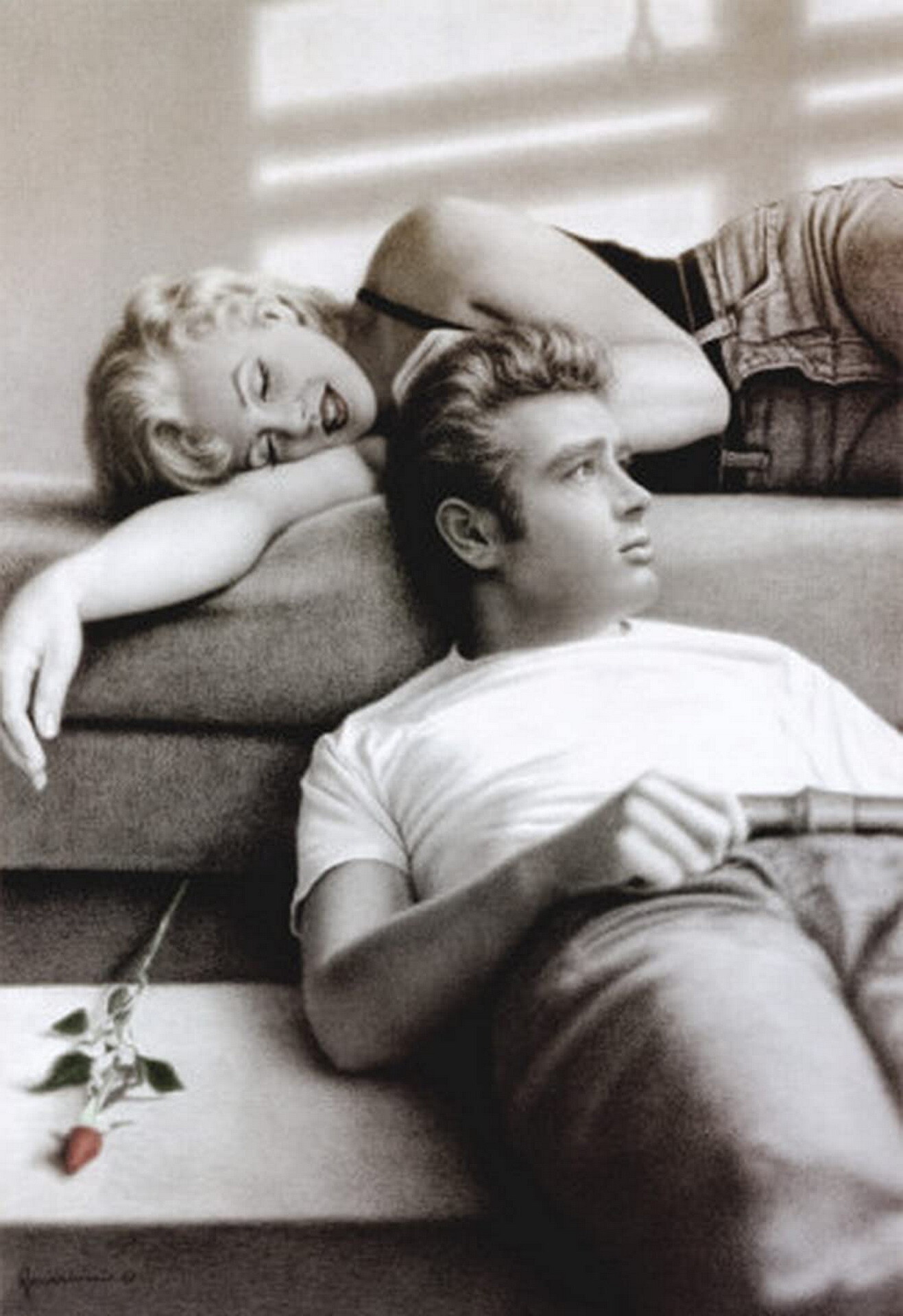 Marilyn Monroe, James Dean memorabilia, Golden era, Hollywood stars, 1320x1920 HD Phone